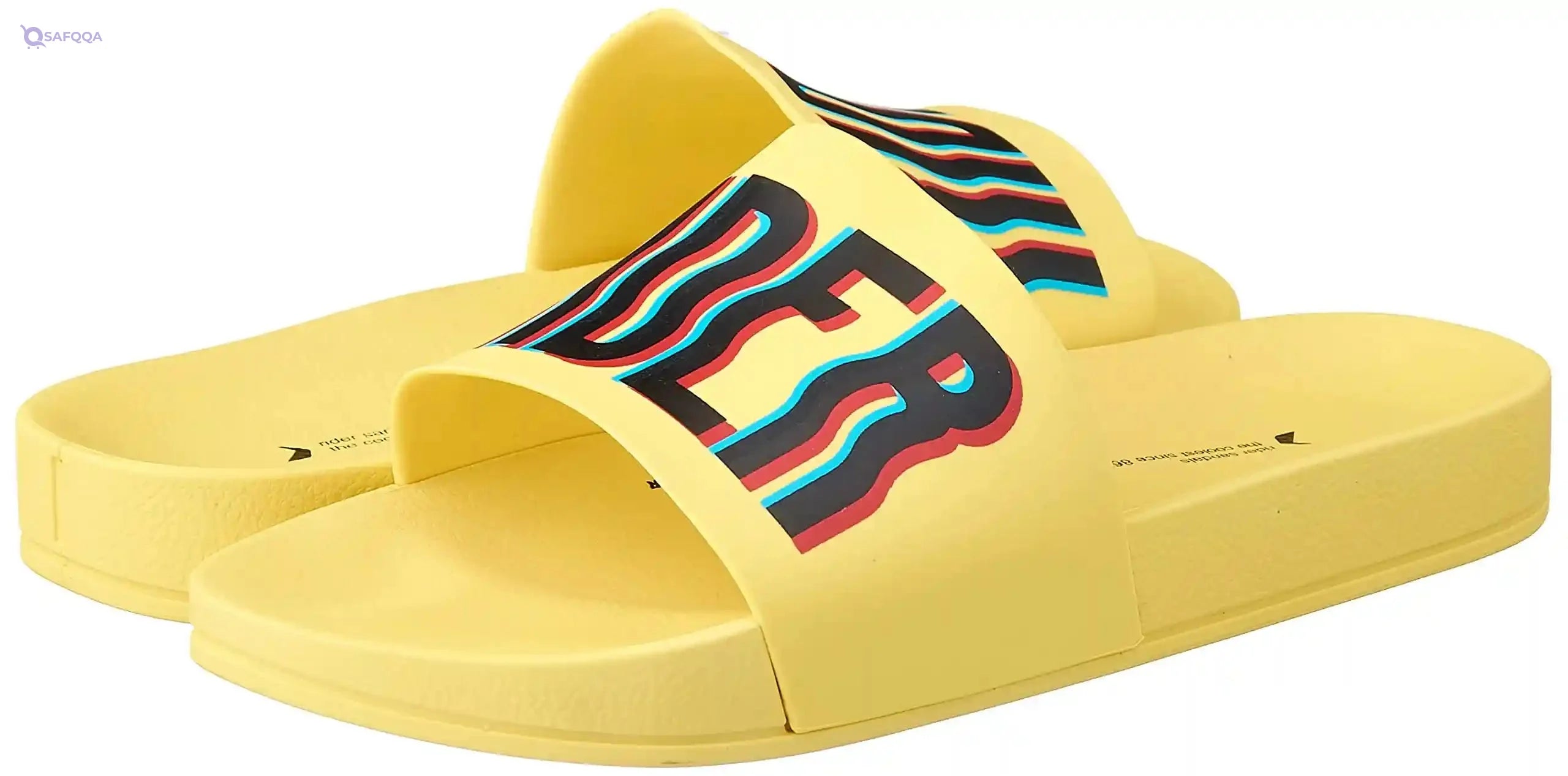 Rider 86 Flip-Flop - Yellow/Yellow/Black - Safqqa Egypt