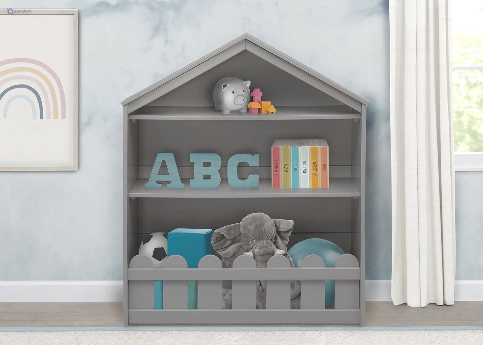 Delta Children Serta Happy Home Storage Bookcase - Safqqa