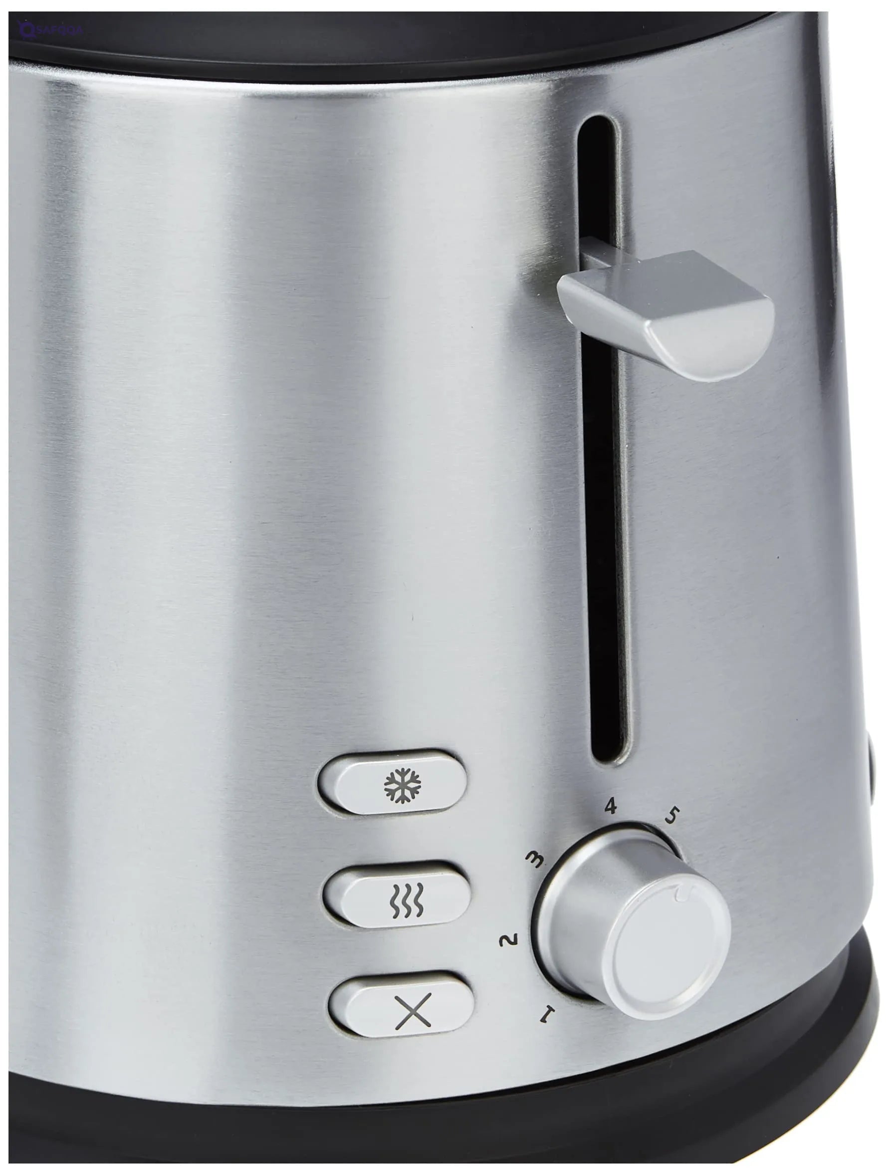 Beko TAM6201I 850W 2-Slice Toaster with 7 Toasting Levels, Stainless Steel - Safqqa