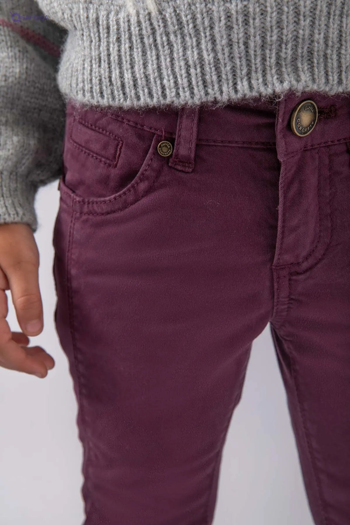Concrete  Pants For Girls Durable material suitable for daily use - Safqqa