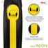 New Flexi Neon Strip for Dogs, 5 Meters, Yellow - Safqqa