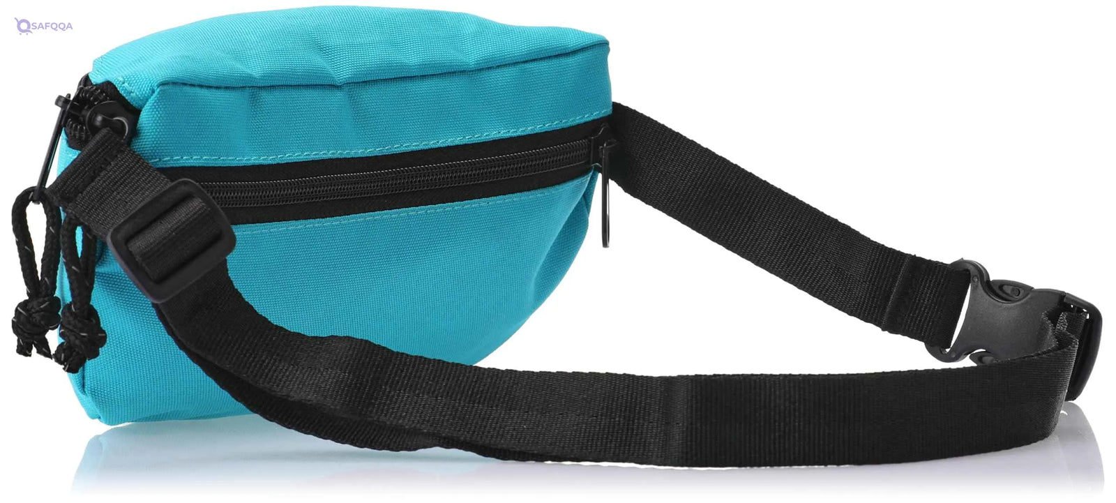 Leather Large Squares Design Handbag With Strong Leather Handle And Leather Shoulder Strap For Women 30x22x10 Cm - Baby Blue - Safqqa Egypt