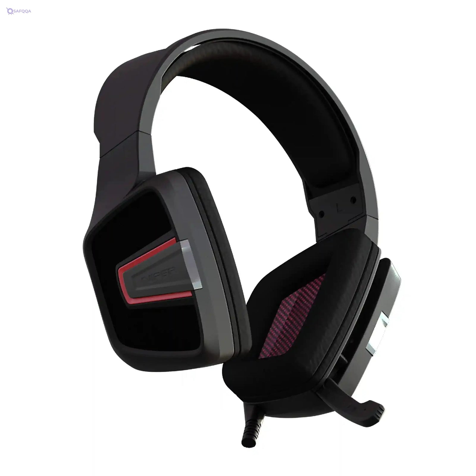 Patriot Memory V330 Stereo Wired Gaming Headset - Superb Sound and Comfort - On-Earcup Control - 50MM Drivers - Foldable Microphone - Multi Platform Headphone - Safqqa