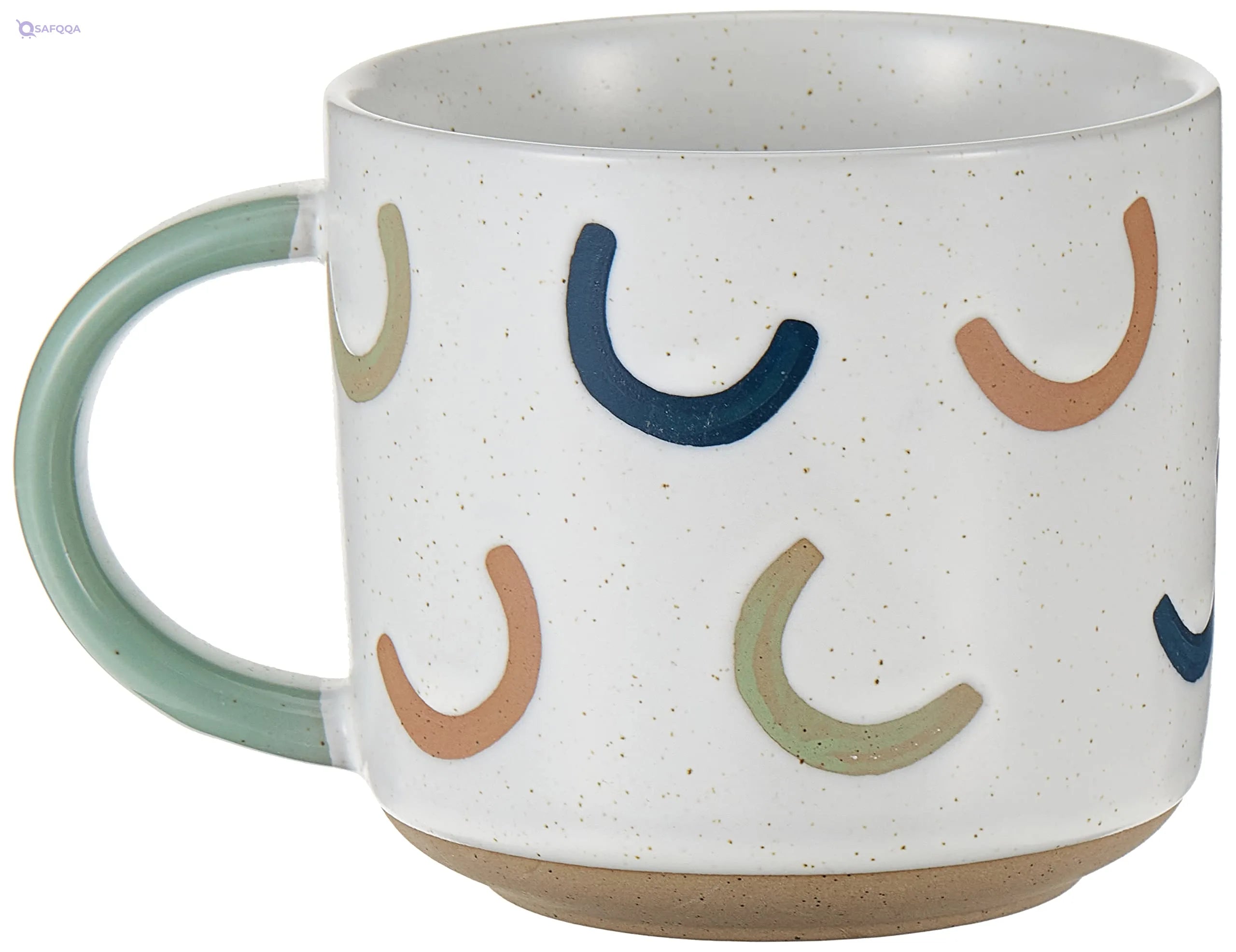 Prickly Pear Rainbow Mug – 350 ml Colorful Ceramic Cup - Safqqa