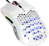 Glorious Model O Wired Gaming Mouse - RGB 67g Lightweight Ergonomic - Backlit Honeycomb Shell Design Mice ( White) - Safqqa