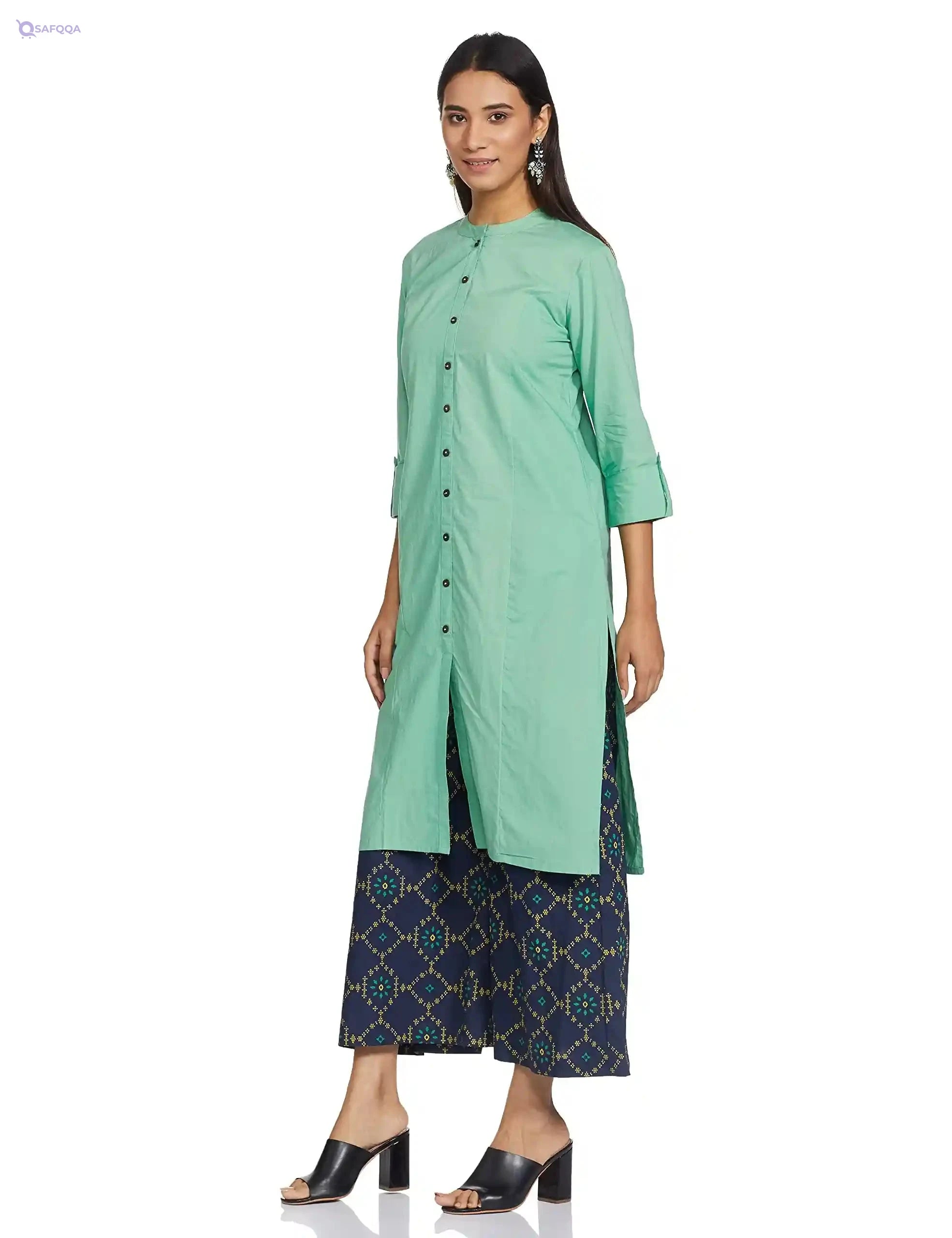Women's Cotton Straight Salwar Suit Set - Safqqa Egypt