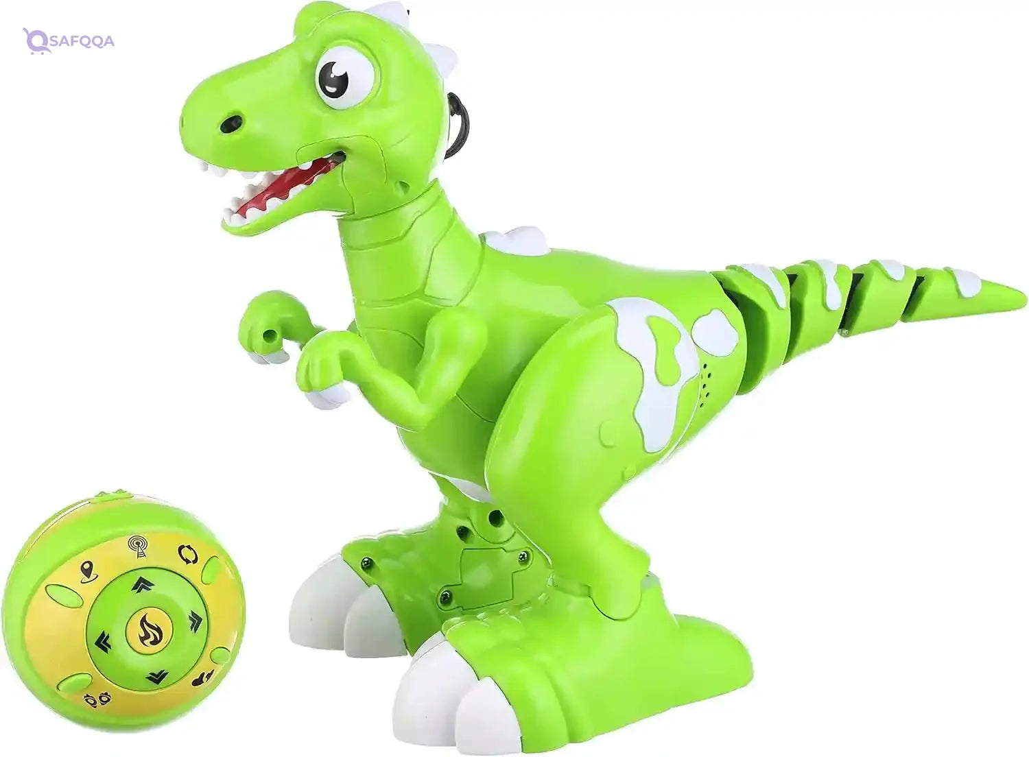Jiabaile Jungle Overlord Smart Dinosaur with Remote Control - Light Green - Safqqa Egypt
