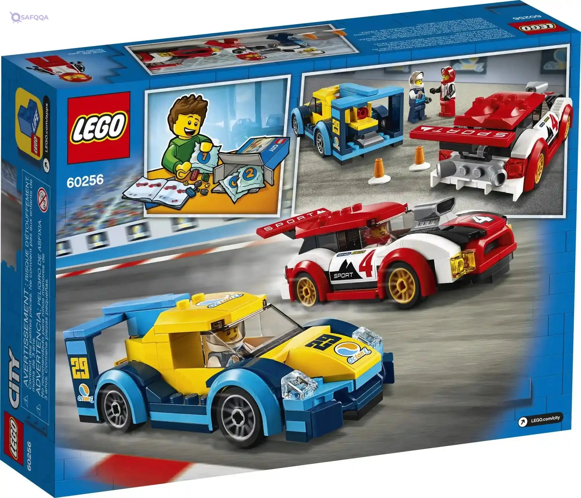 LEGO City Racing Cars 60256 Fun, Buildable Toy for Kids (190 Pieces) - Safqqa