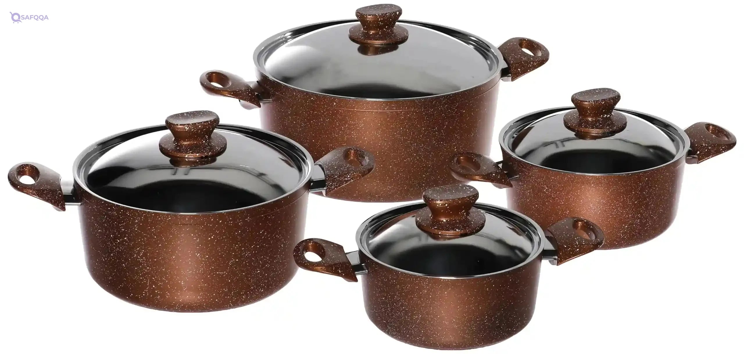 El Maleka Primero Granite Pot  Set, 10 Pieces - Safqqa