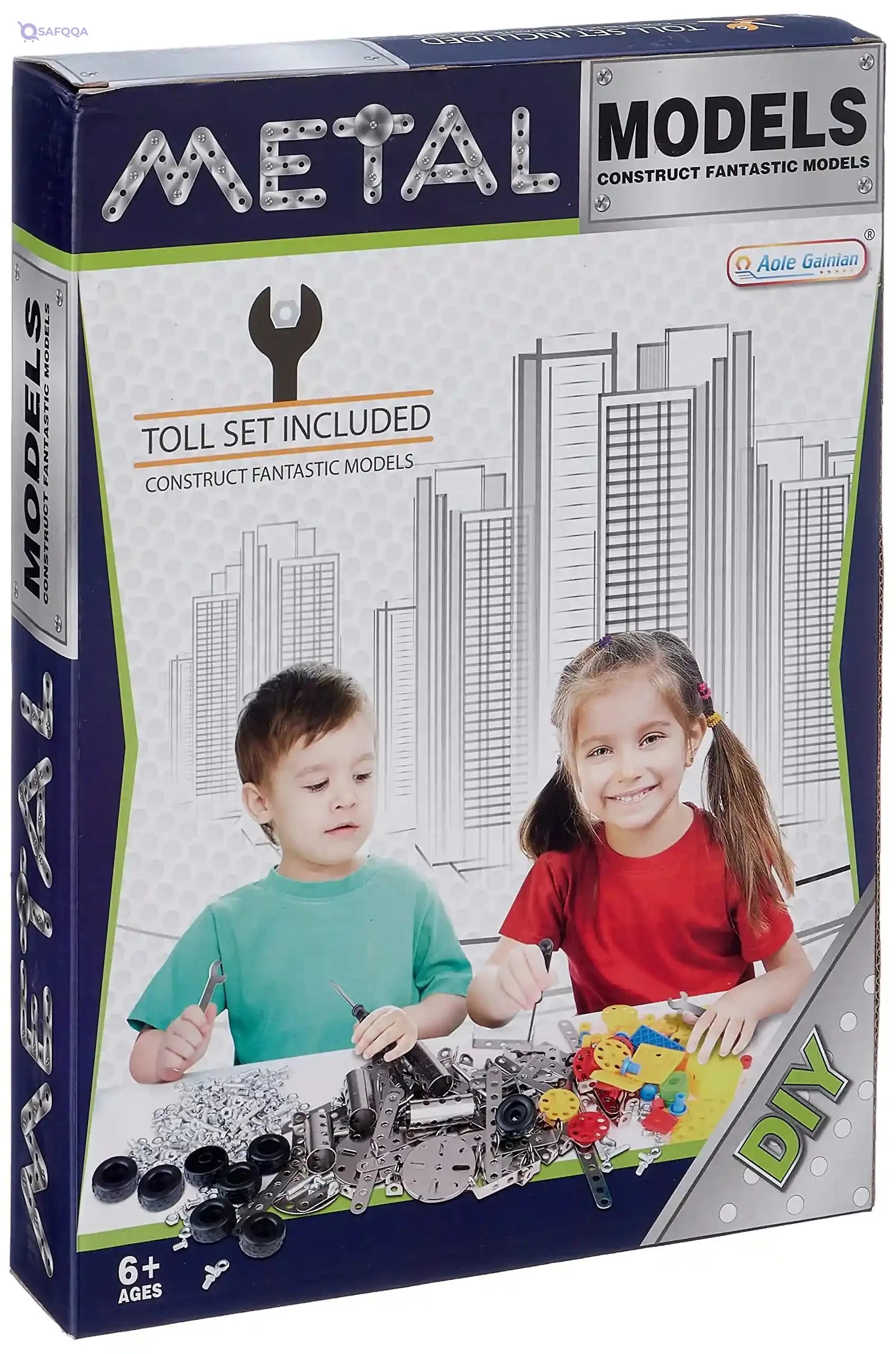 Metal Models Construction Set- Multi Color - Safqqa Egypt