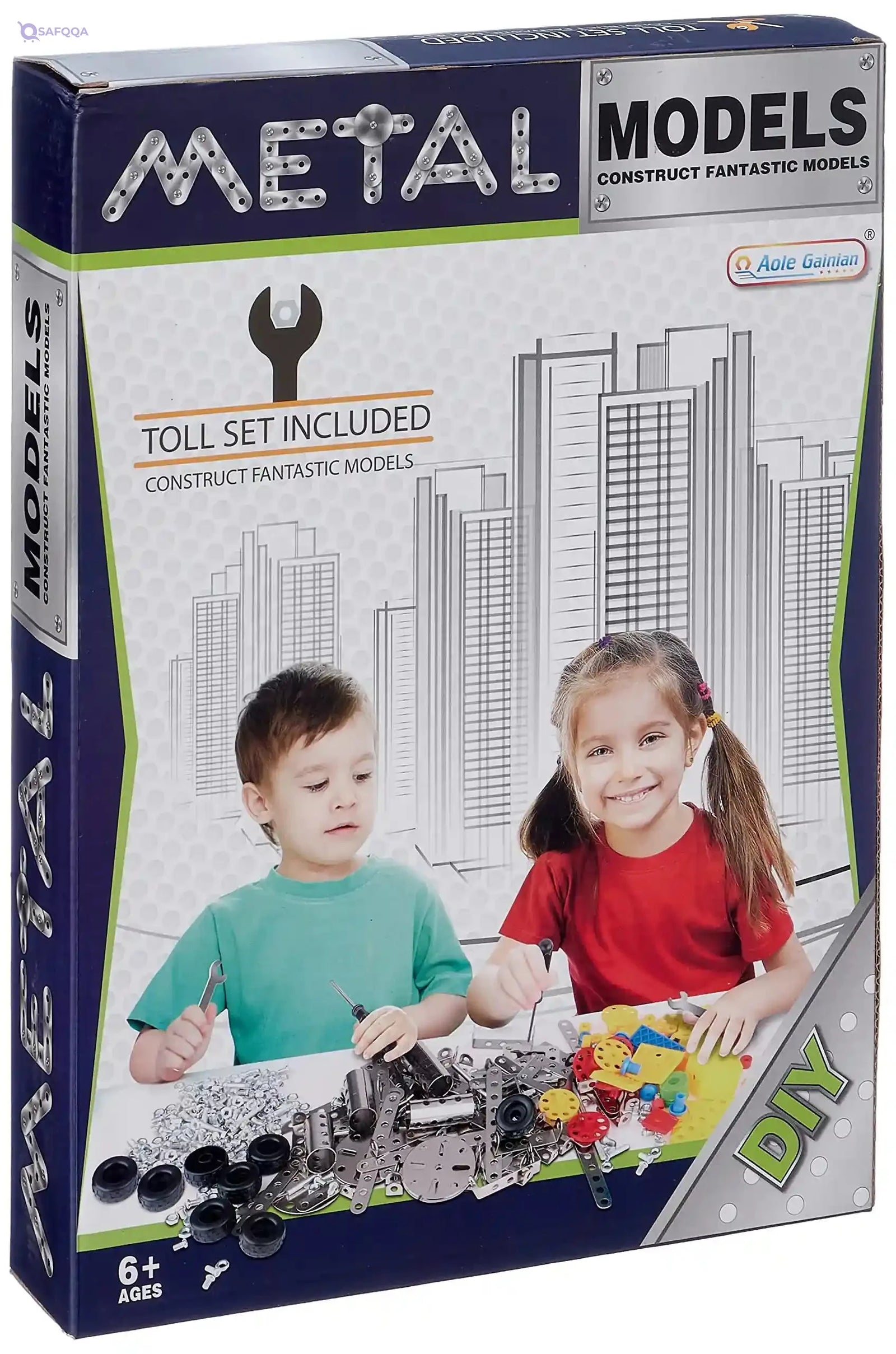 Metal Models Construction Set- Multi Color - Safqqa Egypt