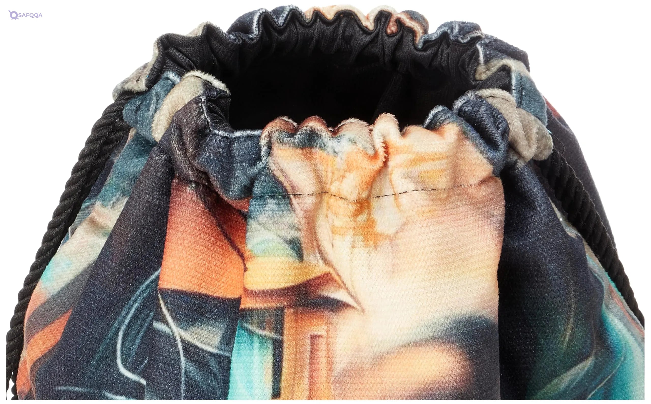 TAT DRAWSTRING BAG - 687, MultiColor, Large - Safqqa