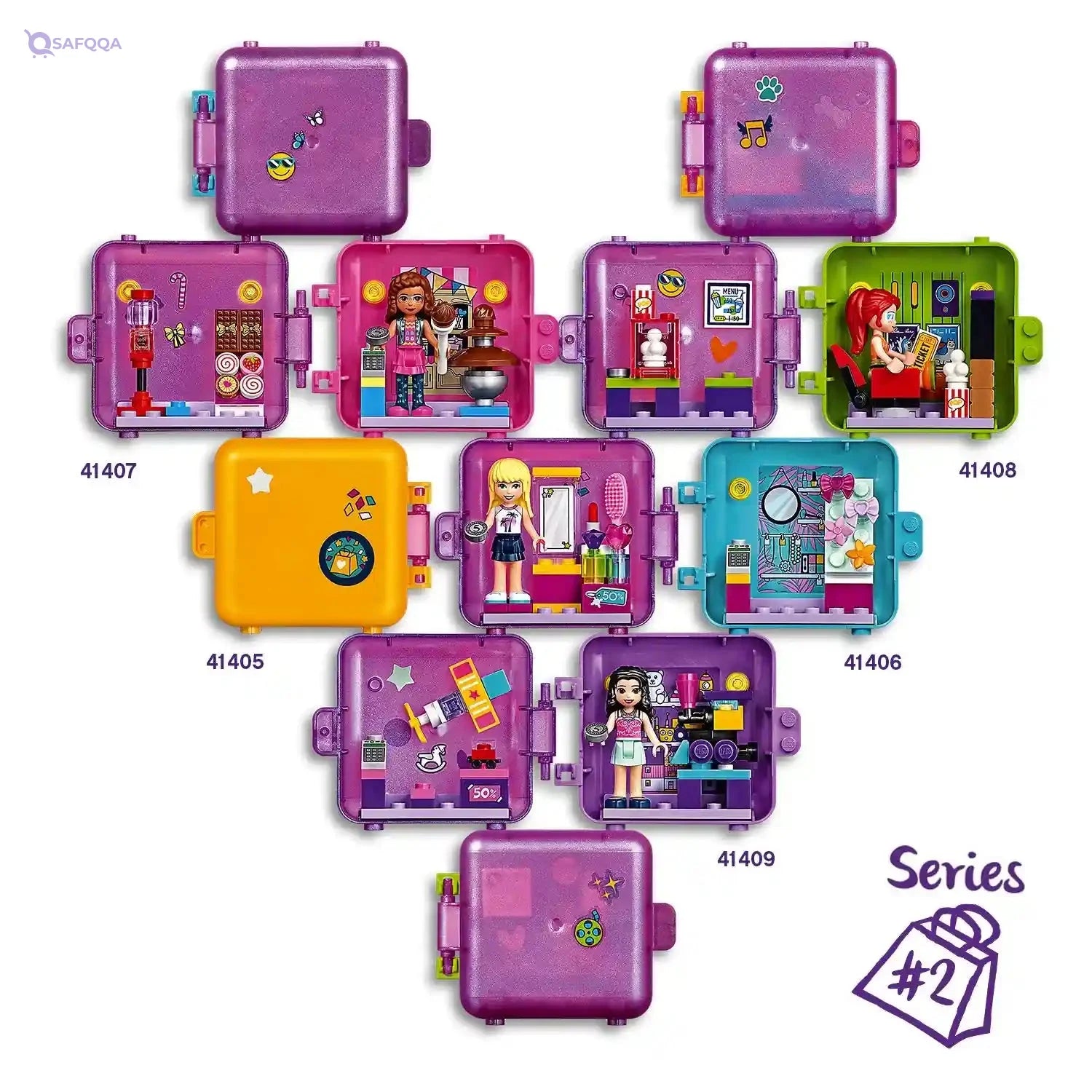 Lego v29-6289180 emma's shopping play cube building blocks - 41409 - Safqqa Egypt