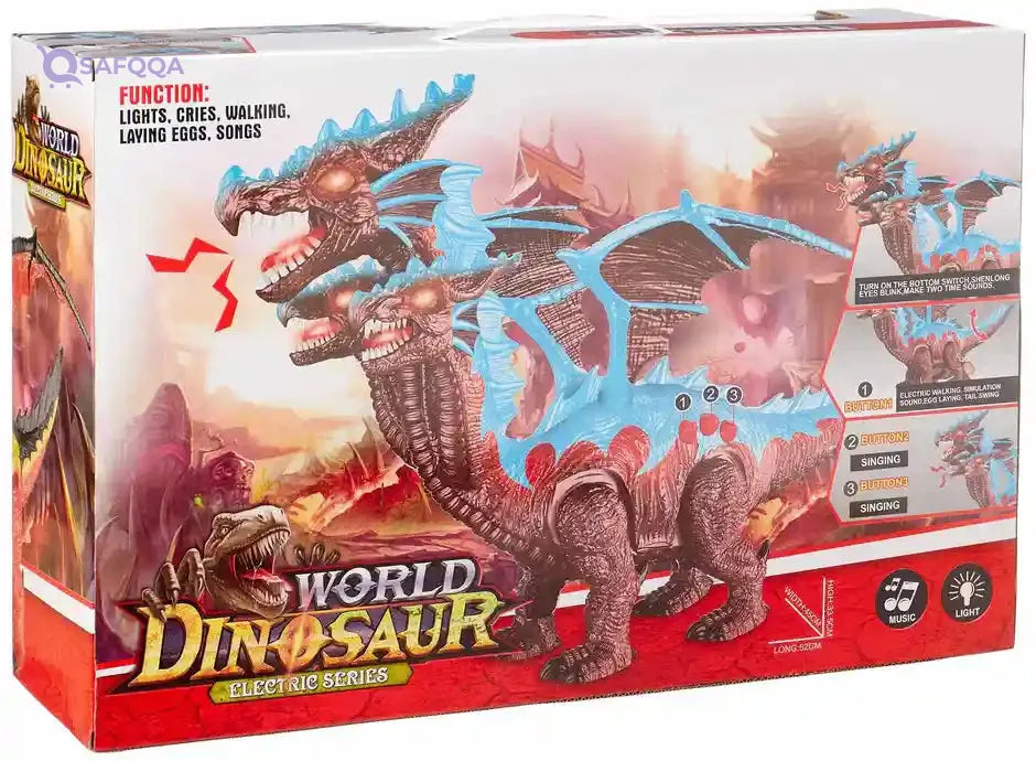 AO XE TOYS Dinosaur Toy with Music and Lights - Safqqa Egypt