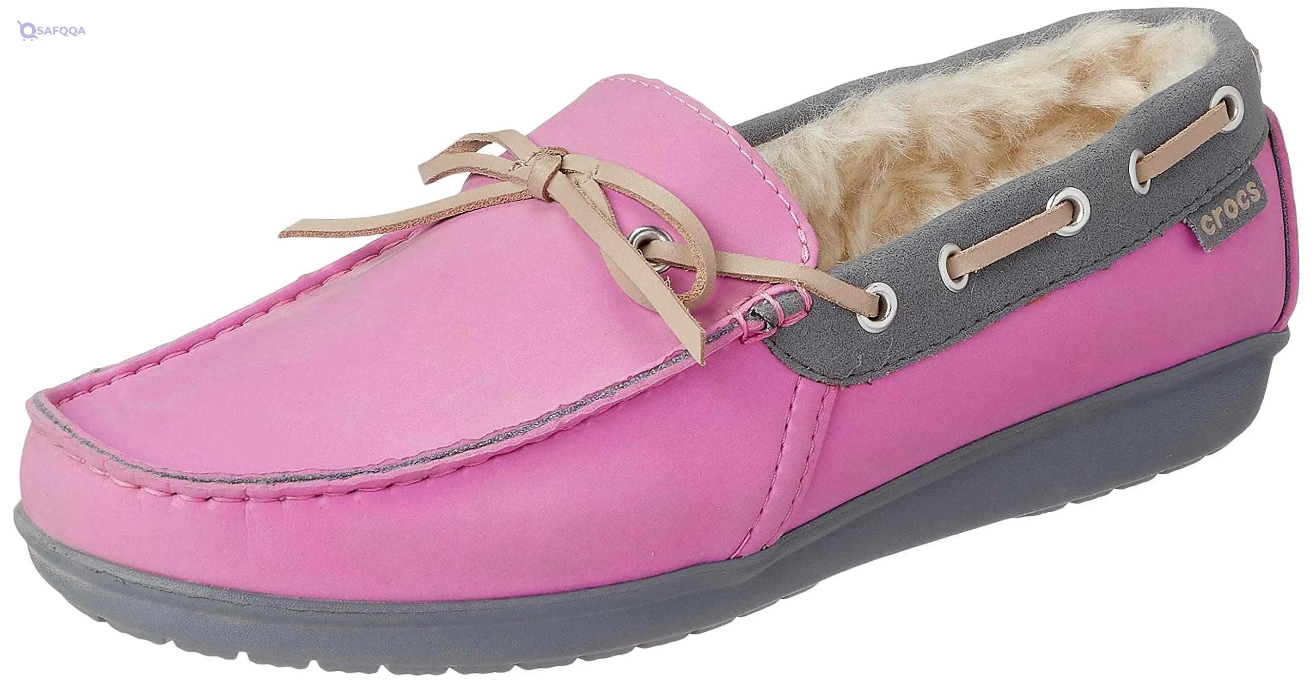 Crocs womens Wild Orchid/Stucco Slip On - Safqqa Egypt