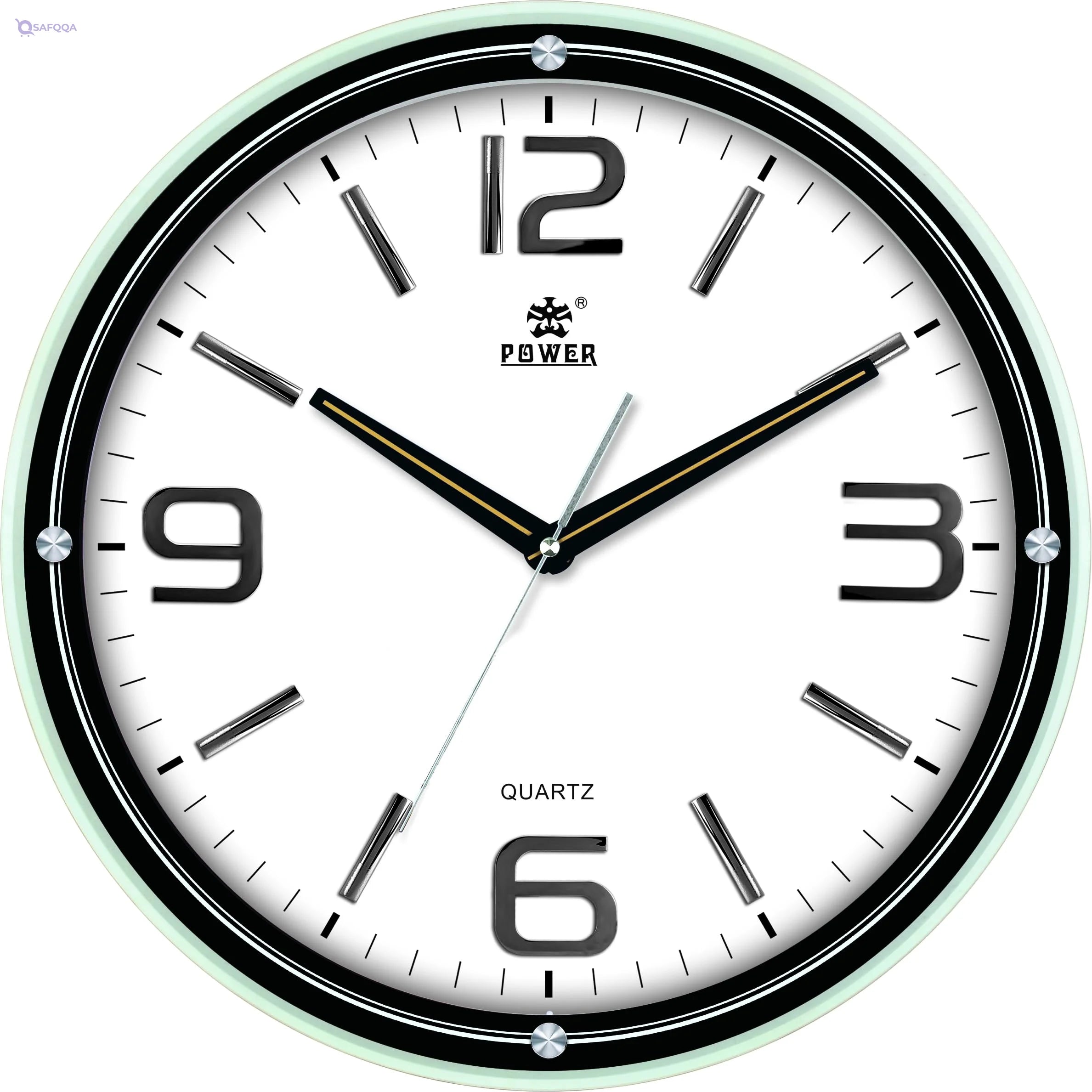 Power, Standard Wall Clocks• Clear and easy-to-read clock face. - Safqqa
