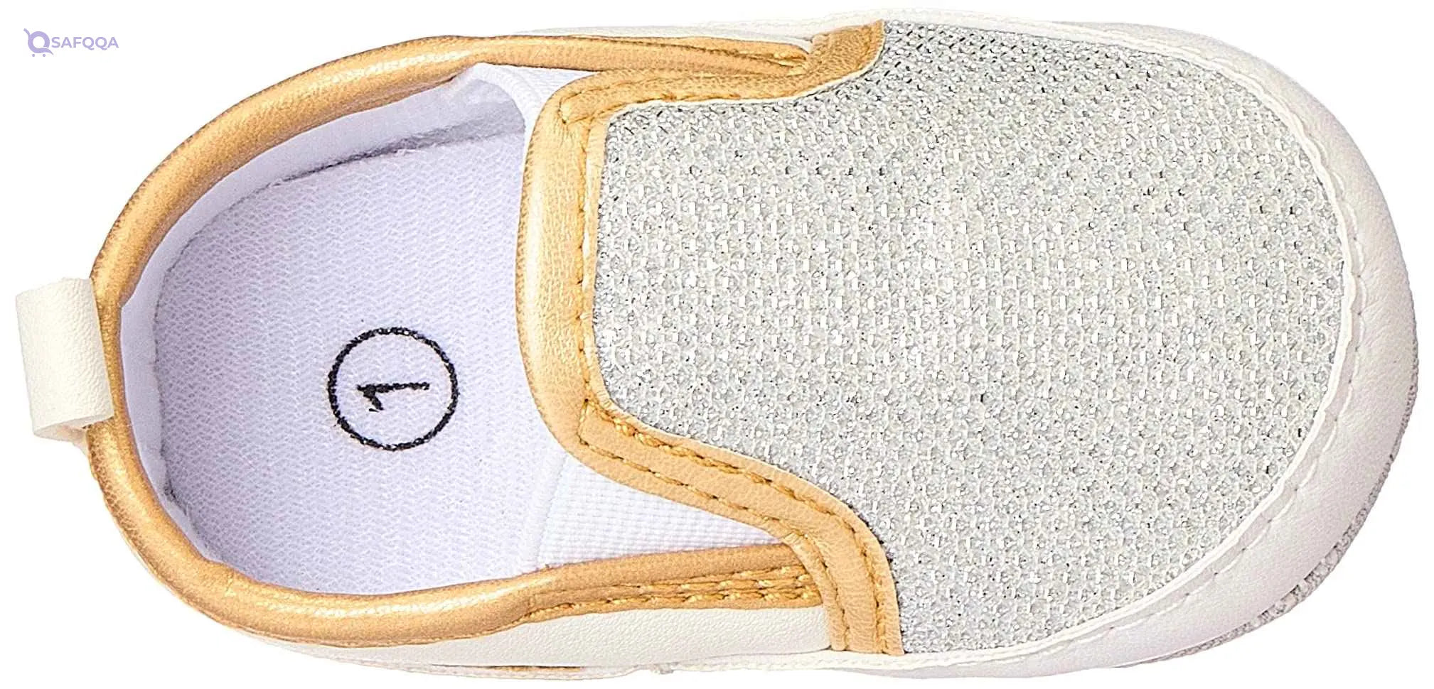 Mix & Max Faux Leather Elastic Side Panel Slip on Shoes for Girls - Safqqa Egypt