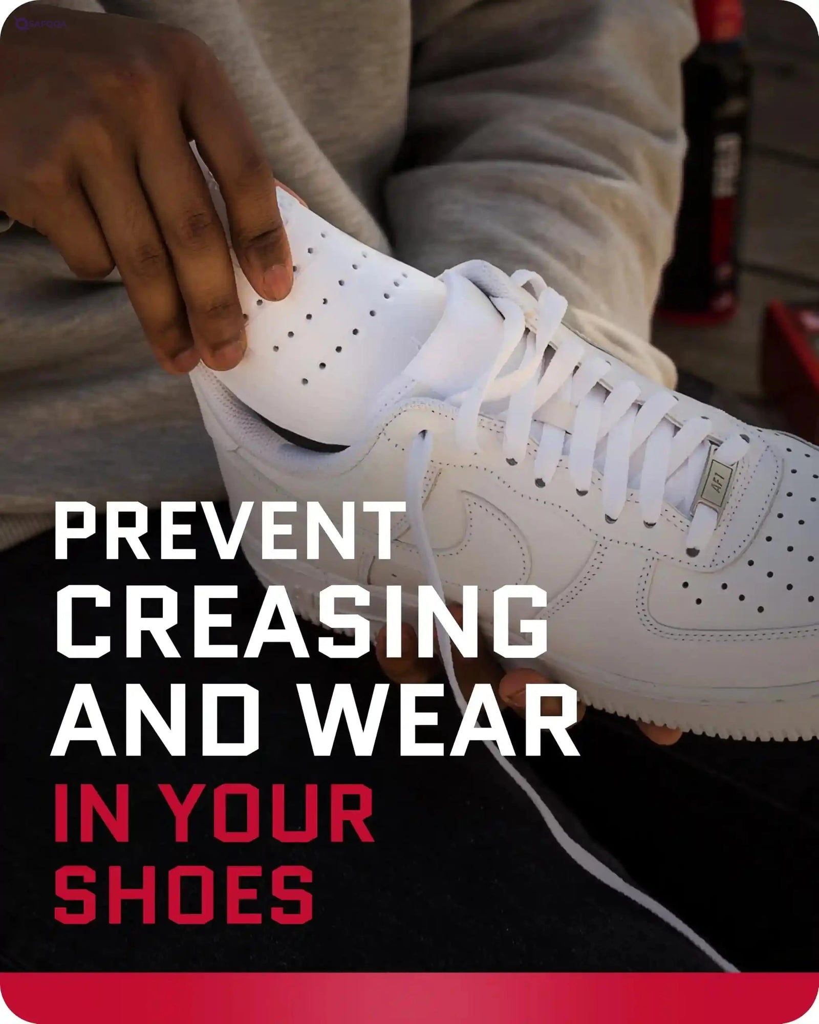 ForceFields Shoe Toe Box Crease Protectors - Safqqa