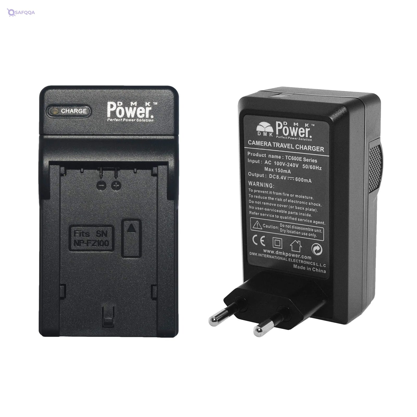 DMK Power Rechargeable Camera Battery & Travel Charger Kit for Sony Alpha - Safqqa