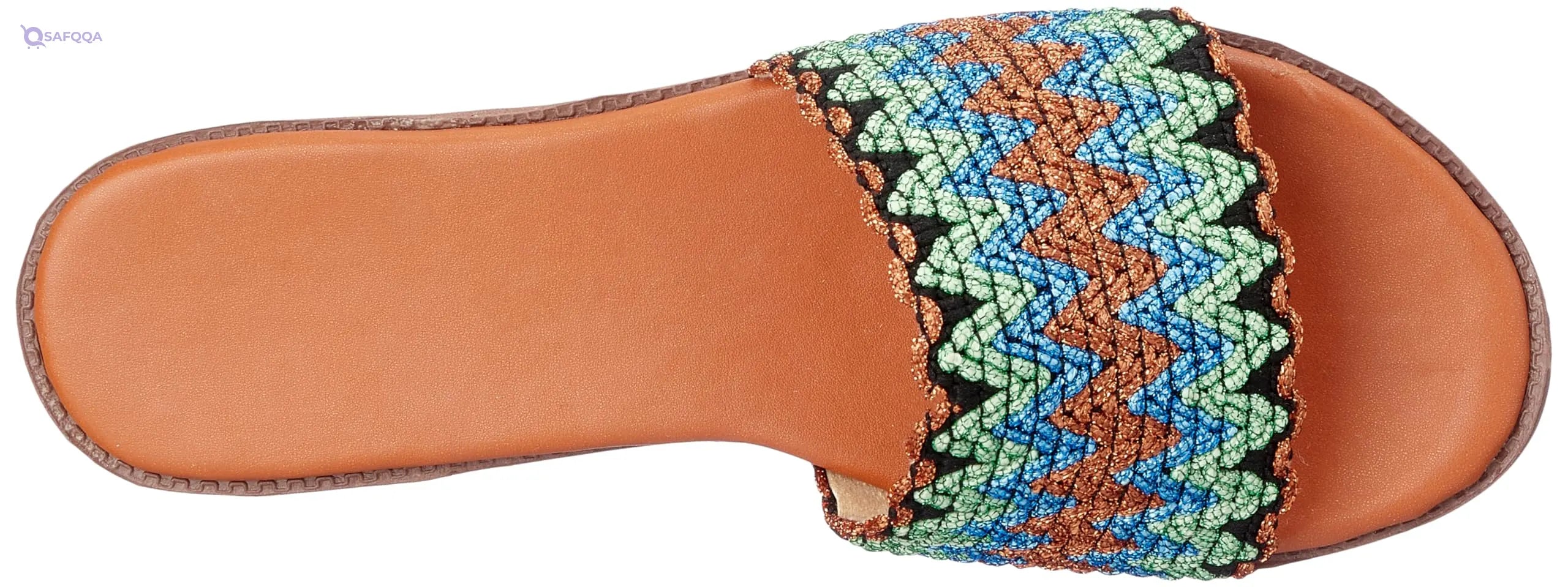 SWAY Flat  Slide Slipper For Women ,Soft cushioned sole for all-day comfort. - Safqqa