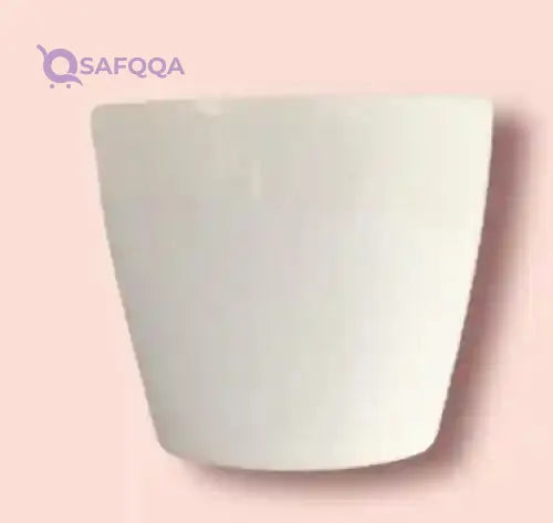 VINAYAKAMART Planter Pot for Indoor Plants (4 inch) Milk White - 3 Pieces (Without Box ) - Safqqa