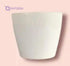 VINAYAKAMART Planter Pot for Indoor Plants (4 inch) Milk White - 3 Pieces (Without Box ) - Safqqa
