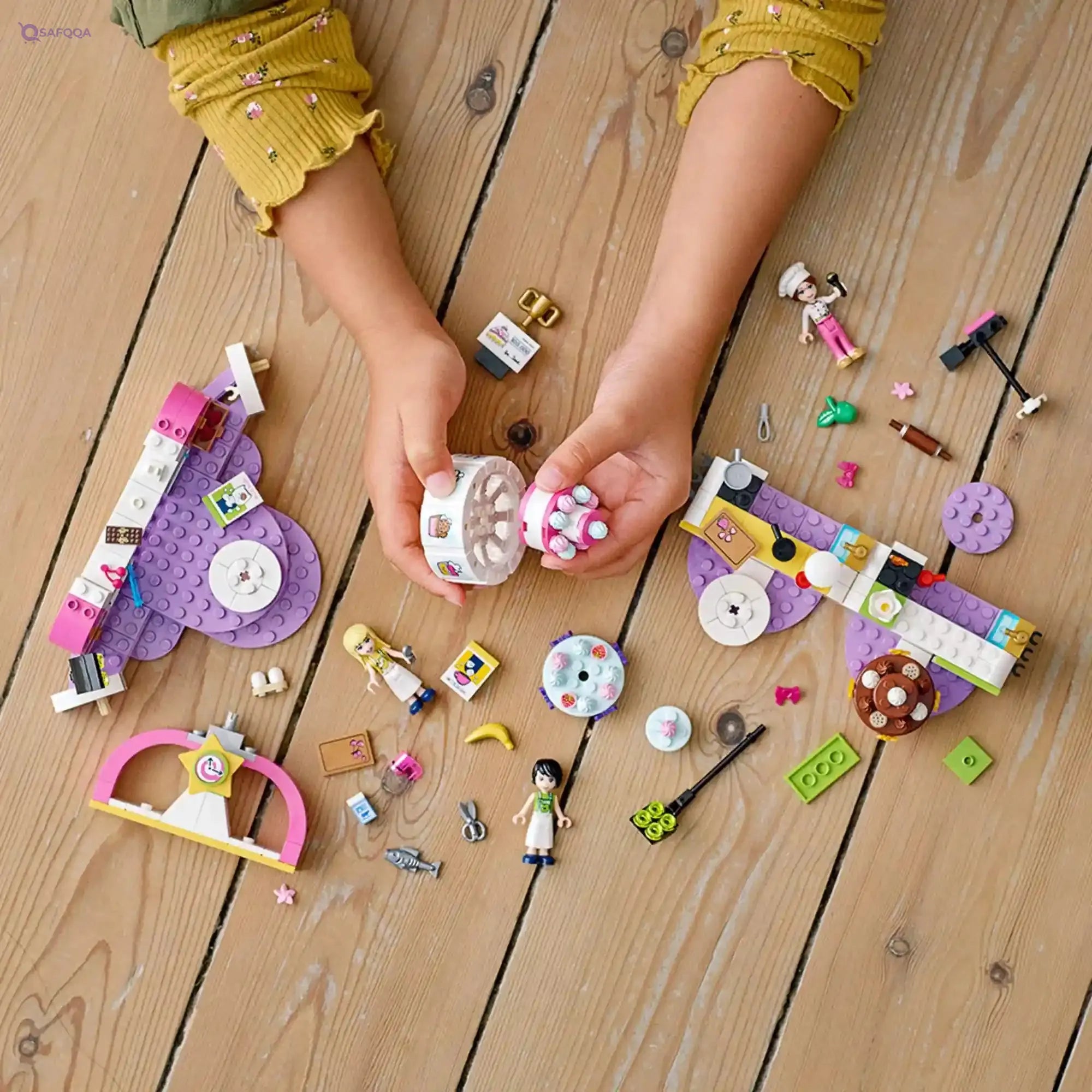 LEGO Friends Baking Competition 41393 Building Kit, Set Baking Toy, Featuring 3 Friends Characters and Toy Cakes (361 Pieces) - Safqqa