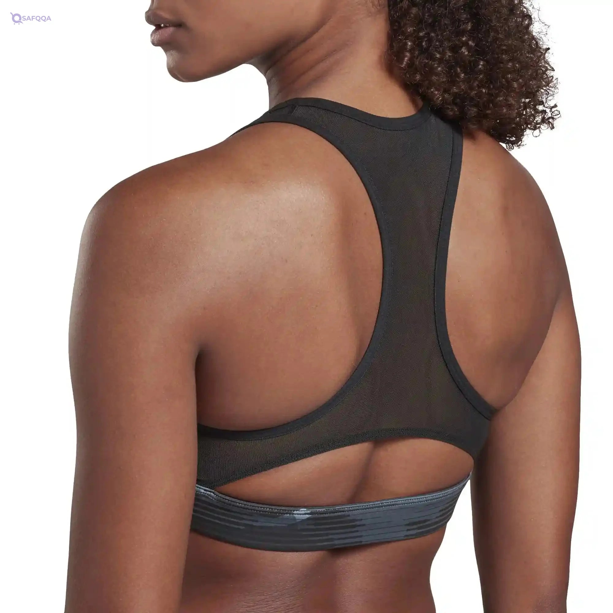 Reebok Women's Re Lux Racer Bra-AOP Sports Bra - Safqqa