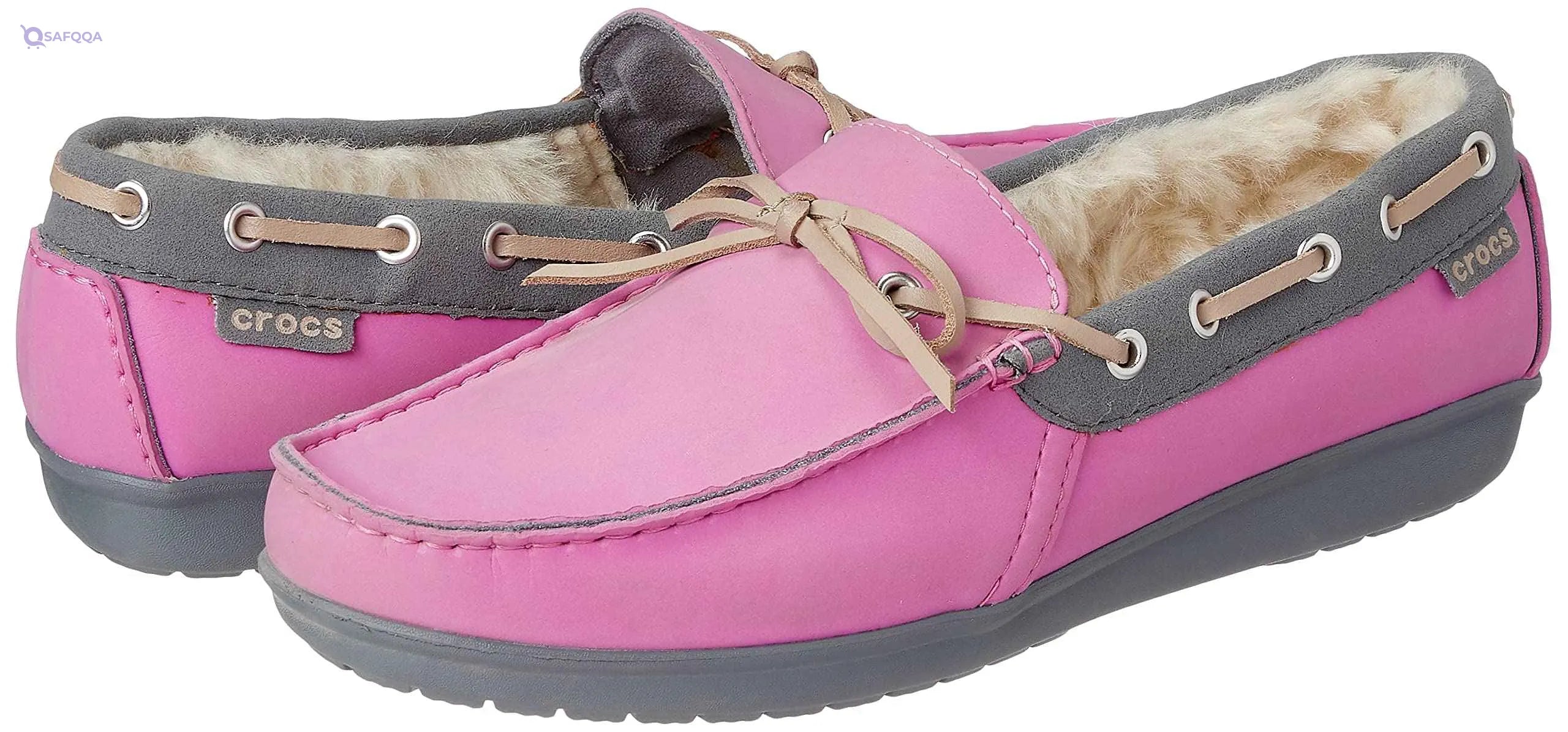 Crocs womens Wild Orchid/Stucco Slip On - Safqqa Egypt