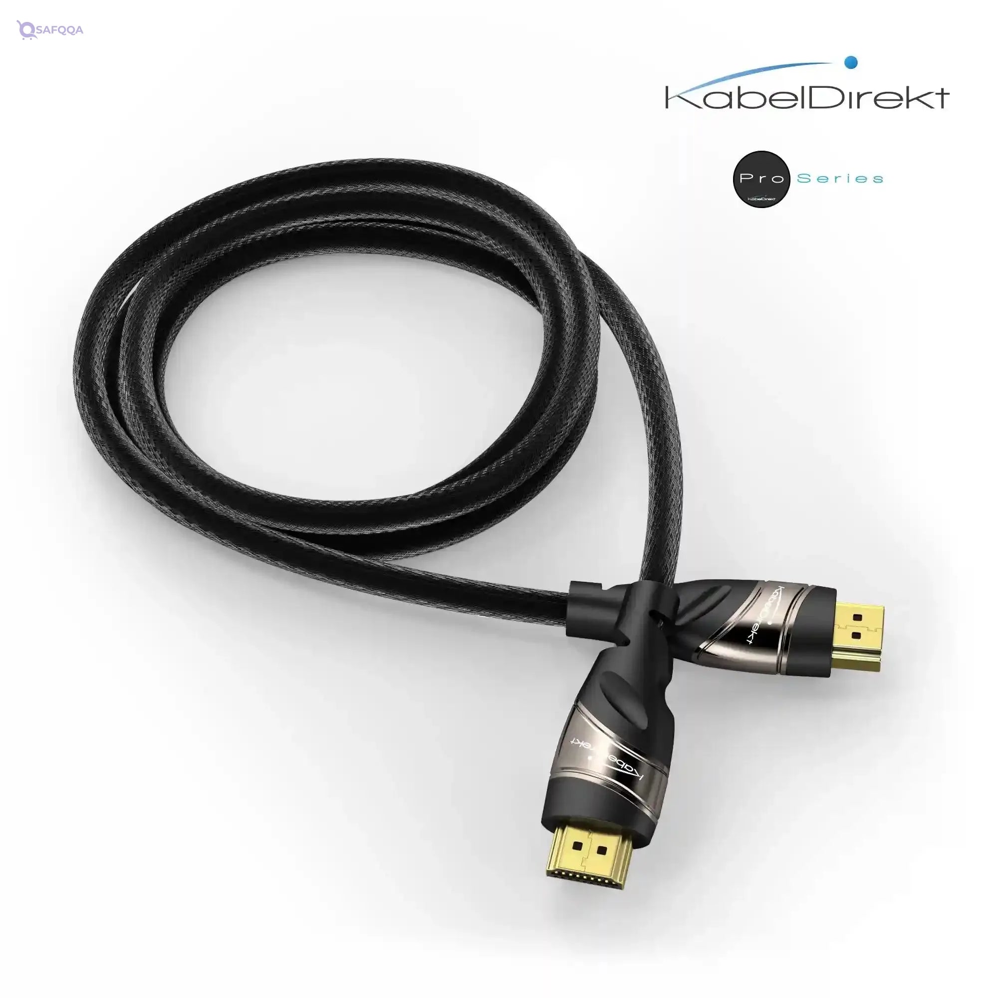 KabelDirekt 434 0.5m HDMI Cable 4K / Cord compatible with (HDMI 2.0a/b, 2.0, 1.4a, Cable, to HDMI, 4K@60HZ,1080p FullHD, UHD, Ultra HD, 3D, High Speed Ethernet - Safqqa