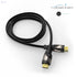 KabelDirekt 434 0.5m HDMI Cable 4K / Cord compatible with (HDMI 2.0a/b, 2.0, 1.4a, Cable, to HDMI, 4K@60HZ,1080p FullHD, UHD, Ultra HD, 3D, High Speed Ethernet - Safqqa