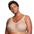 Glamorise Cotton Comfort Wirefree Bra for Plus Size Women - Safqqa