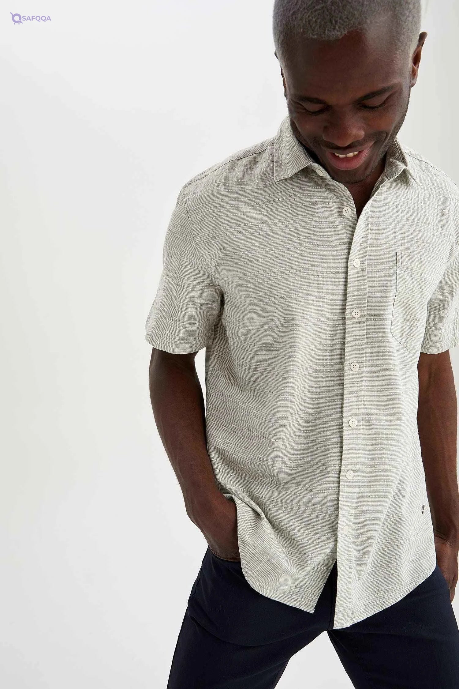 DeFacto mens U3706AZ Shirt - Safqqa Egypt