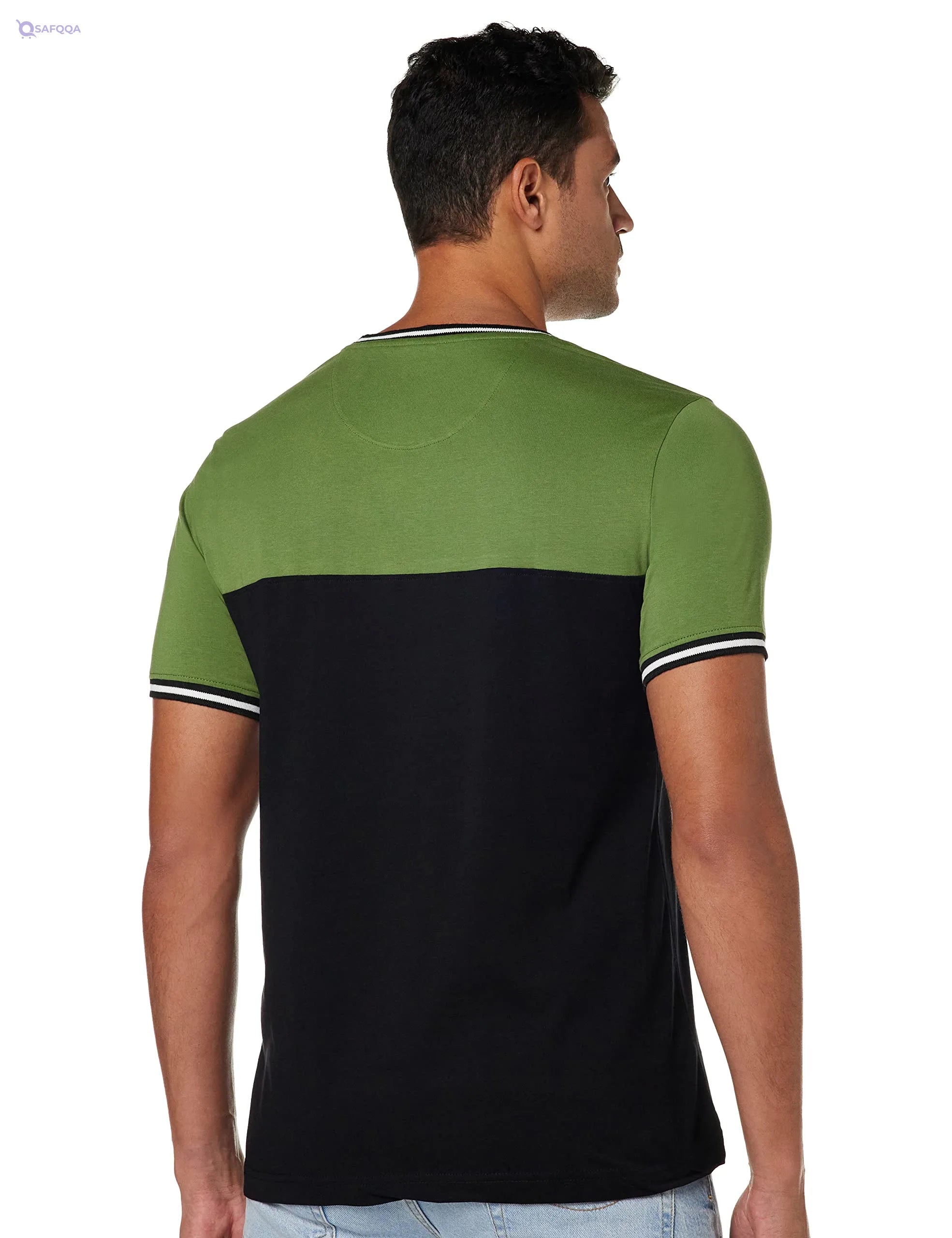 Symbol Men’s Solid Regular Fit T-Shirt – Classic Comfort - Safqqa