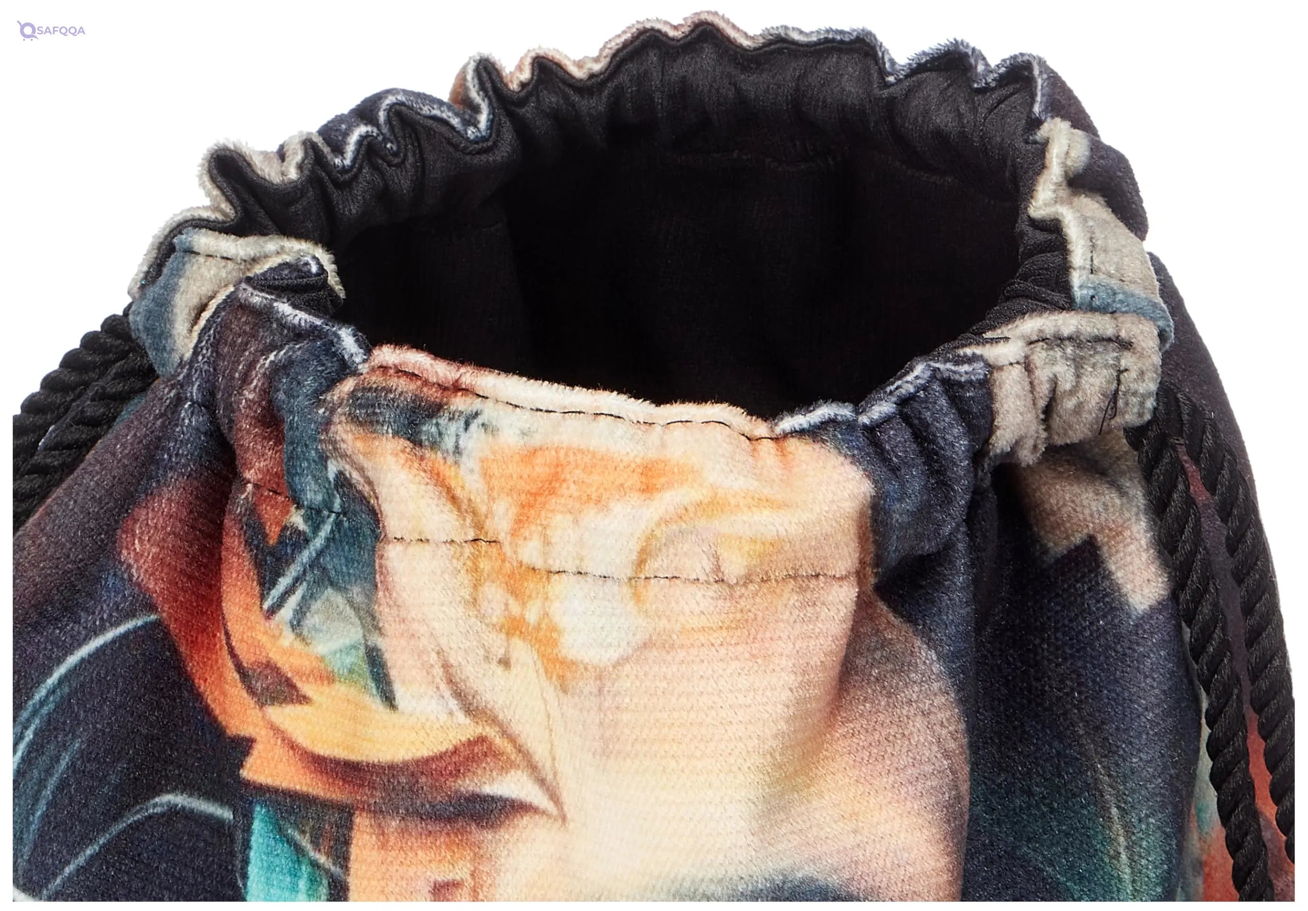 TAT DRAWSTRING BAG - 687, MultiColor, Large - Safqqa