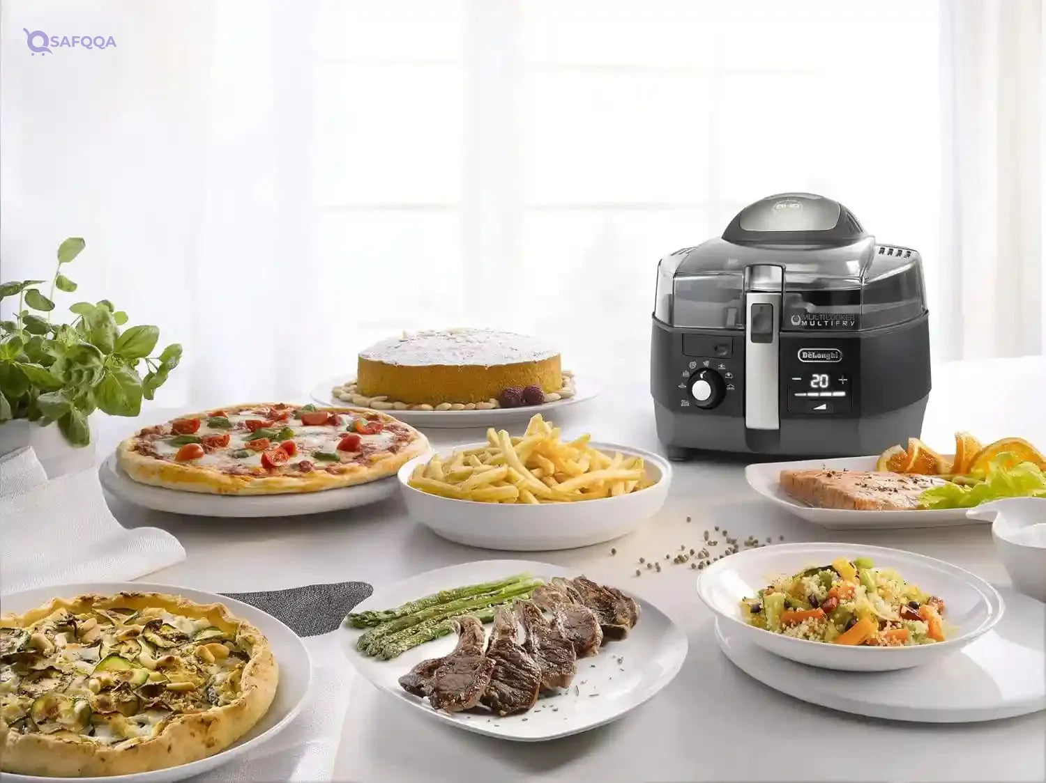 Delonghi Extra Chef Plus Multi fryer - Black - Safqqa Egypt