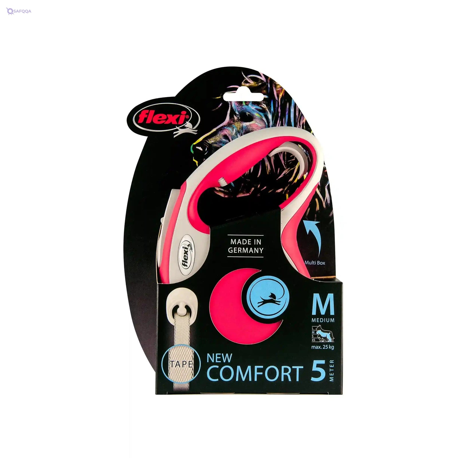 Flexi Tape 5m red For Dog - Safqqa