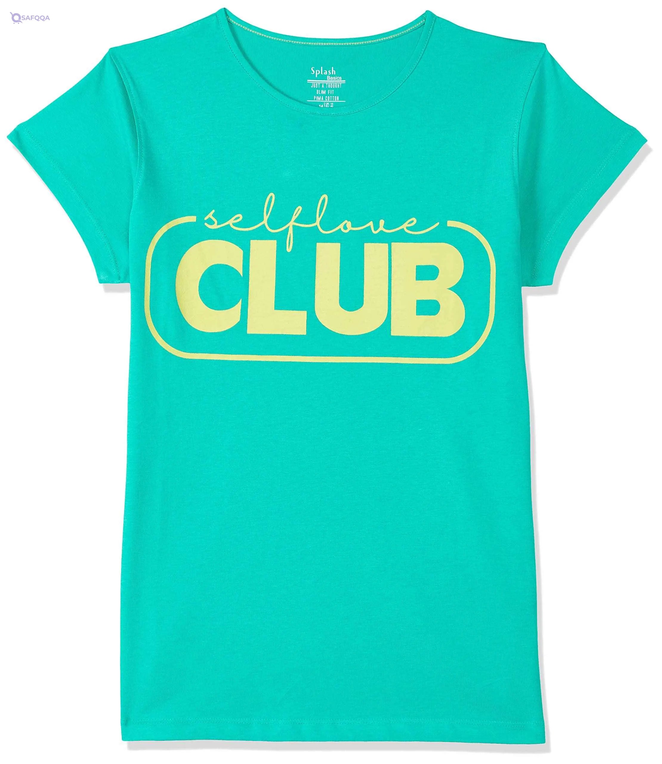 SP Splash Women's Basic Regular Fit T-Shirt – Style GTWS21577 - Safqqa Egypt