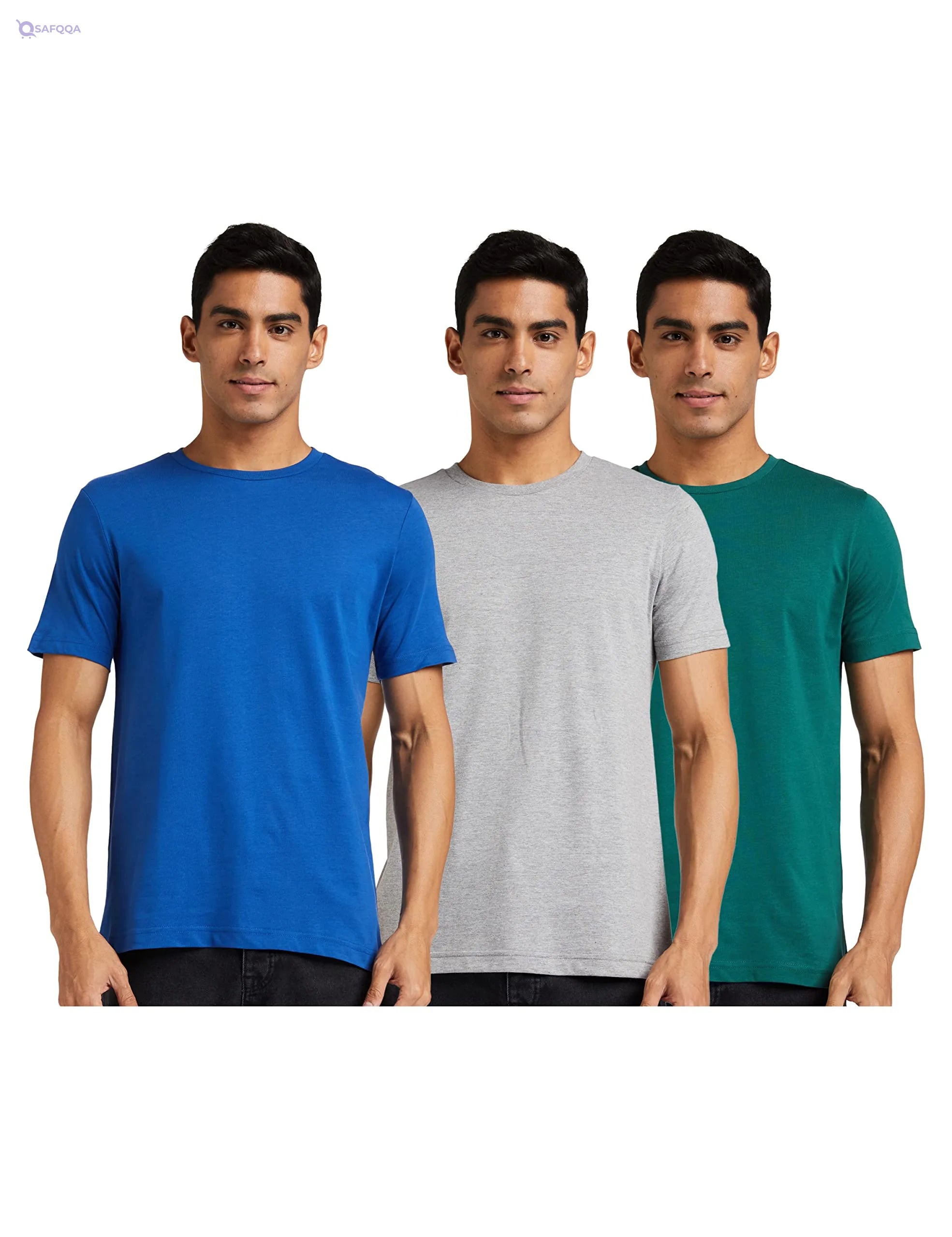 Symbol Men’s Regular Fit Plain T-Shirt - Safqqa