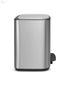 Brabantia 121241 Bo Pedal Bin 23 Litre, Mat Fingerprint Proof, Steel-Damage box with two clicks - Safqqa
