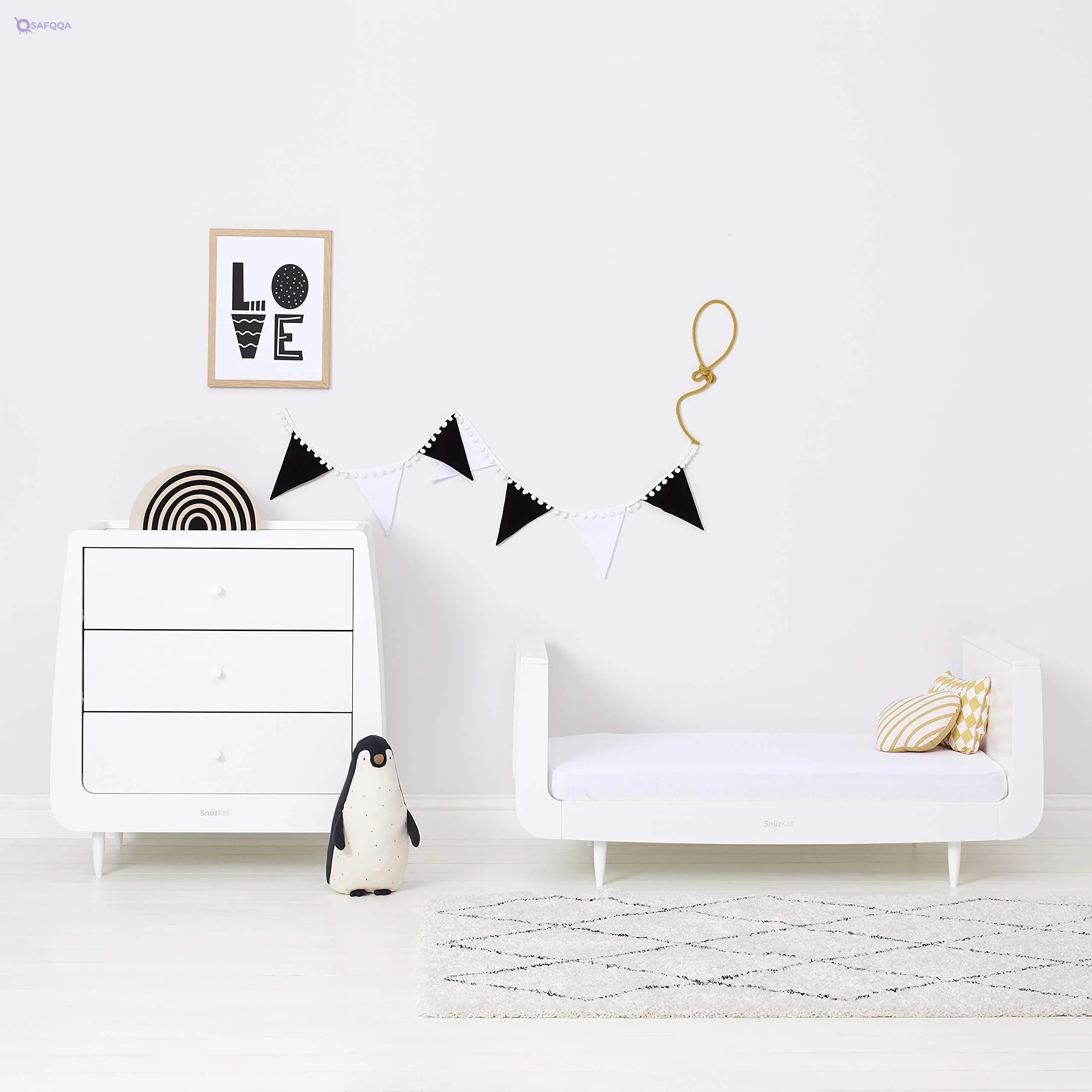 Snüz Cloud Nine Fitted Cot Sheet Set - Safqqa