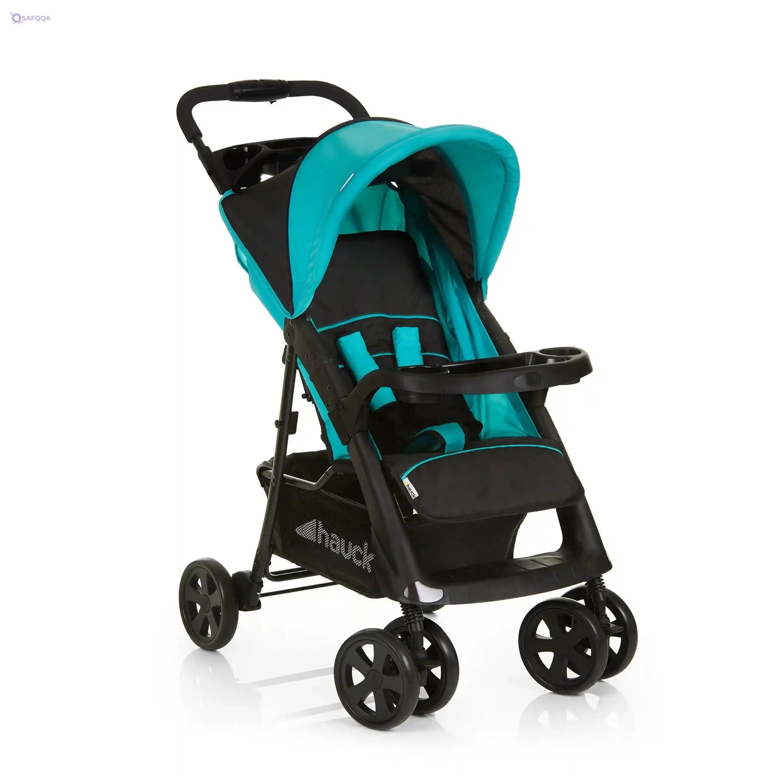 Hauck shopper comfortfold stroller - black *aqua [149034] - Safqqa