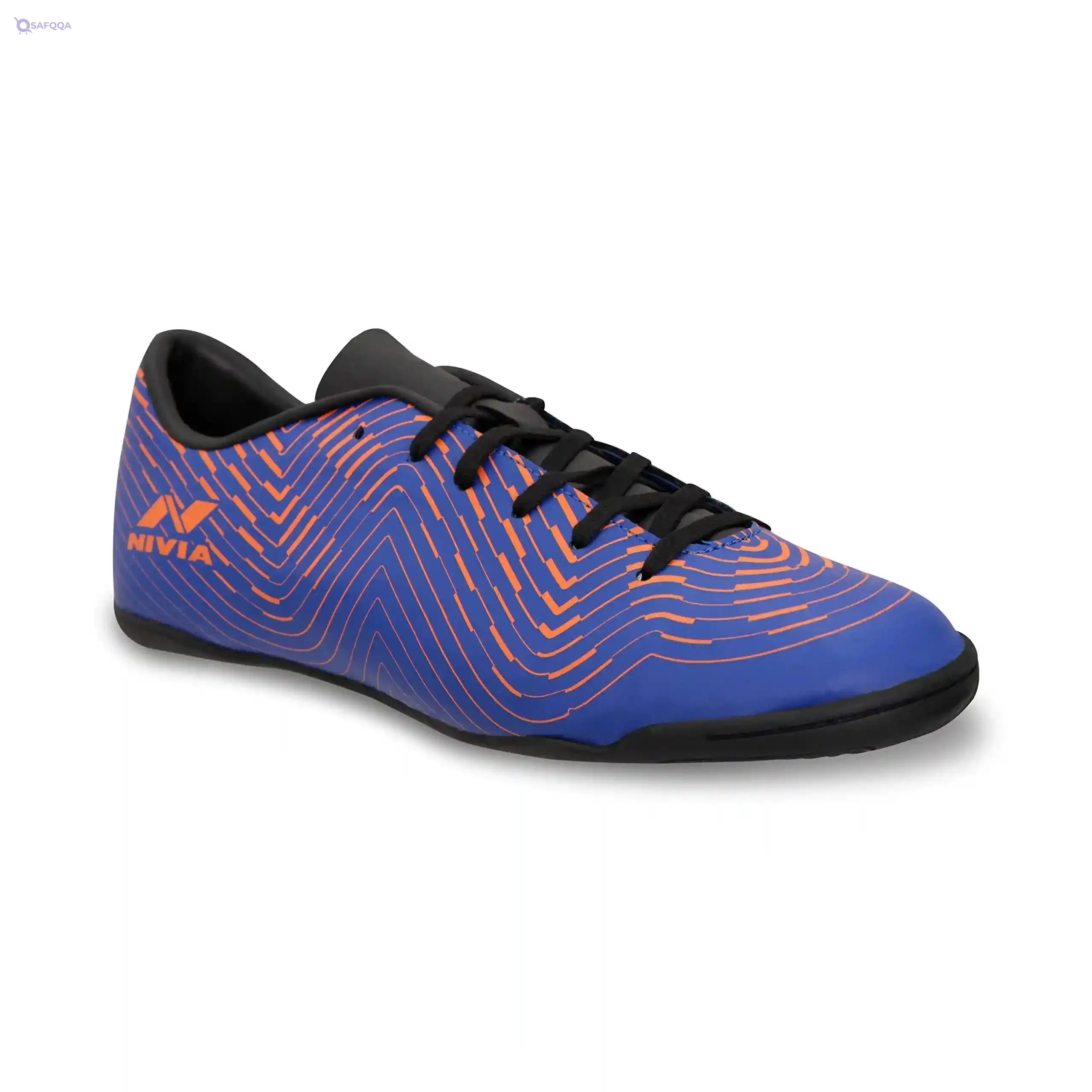 NIVIA Boys Soccer Shoes- Blue * Orange - Safqqa Egypt