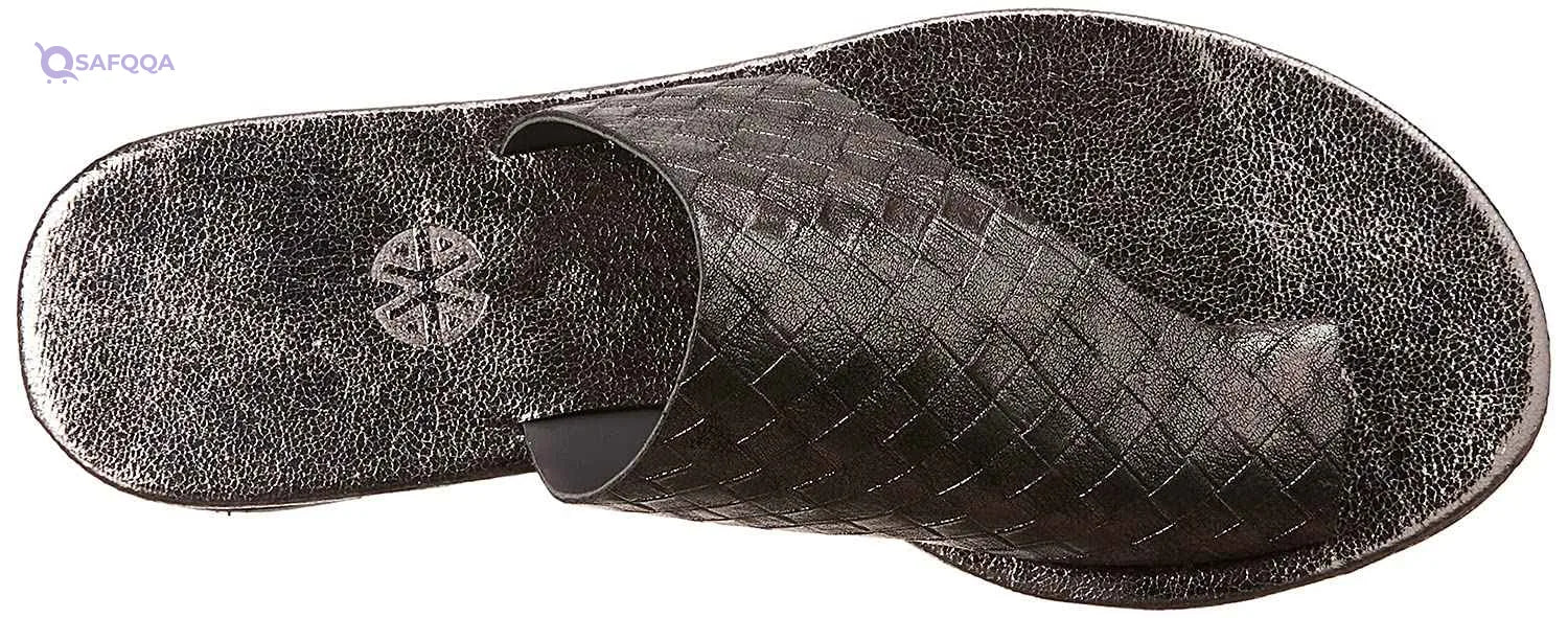 Toe Loop Embossed Pattern Flat Slippers for Women - Safqqa Egypt