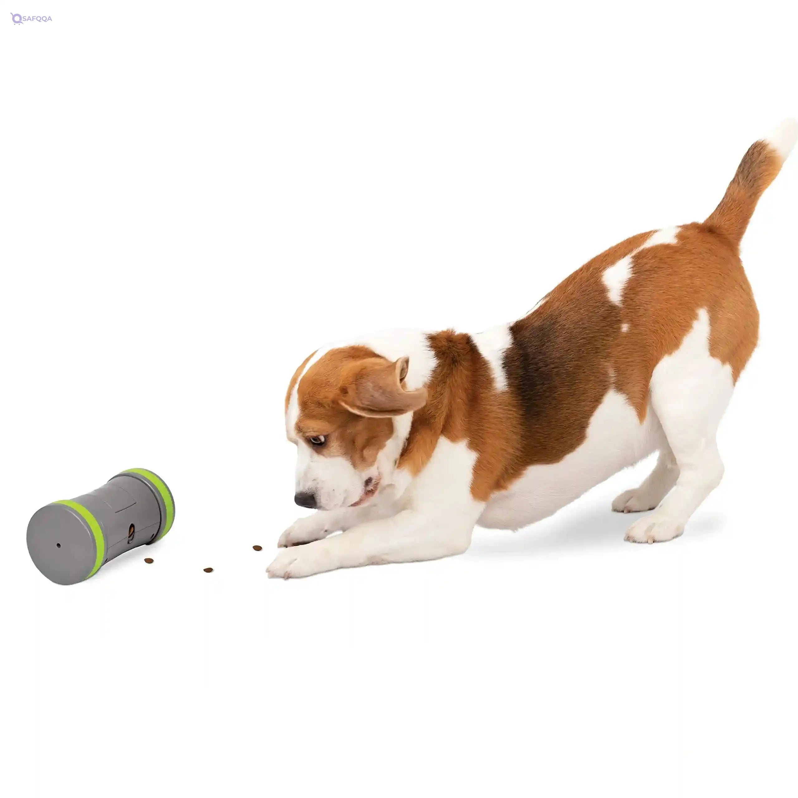 PetSafe Kibble Chase - Electronic & Interactive Dog Treat Dispensing Toy, Encourages Play Time, Adjustable Opening, 10 Minutes Play and Rest, Holds 1/2 Cup of Treats, Durable Plastic - Safqqa Egypt