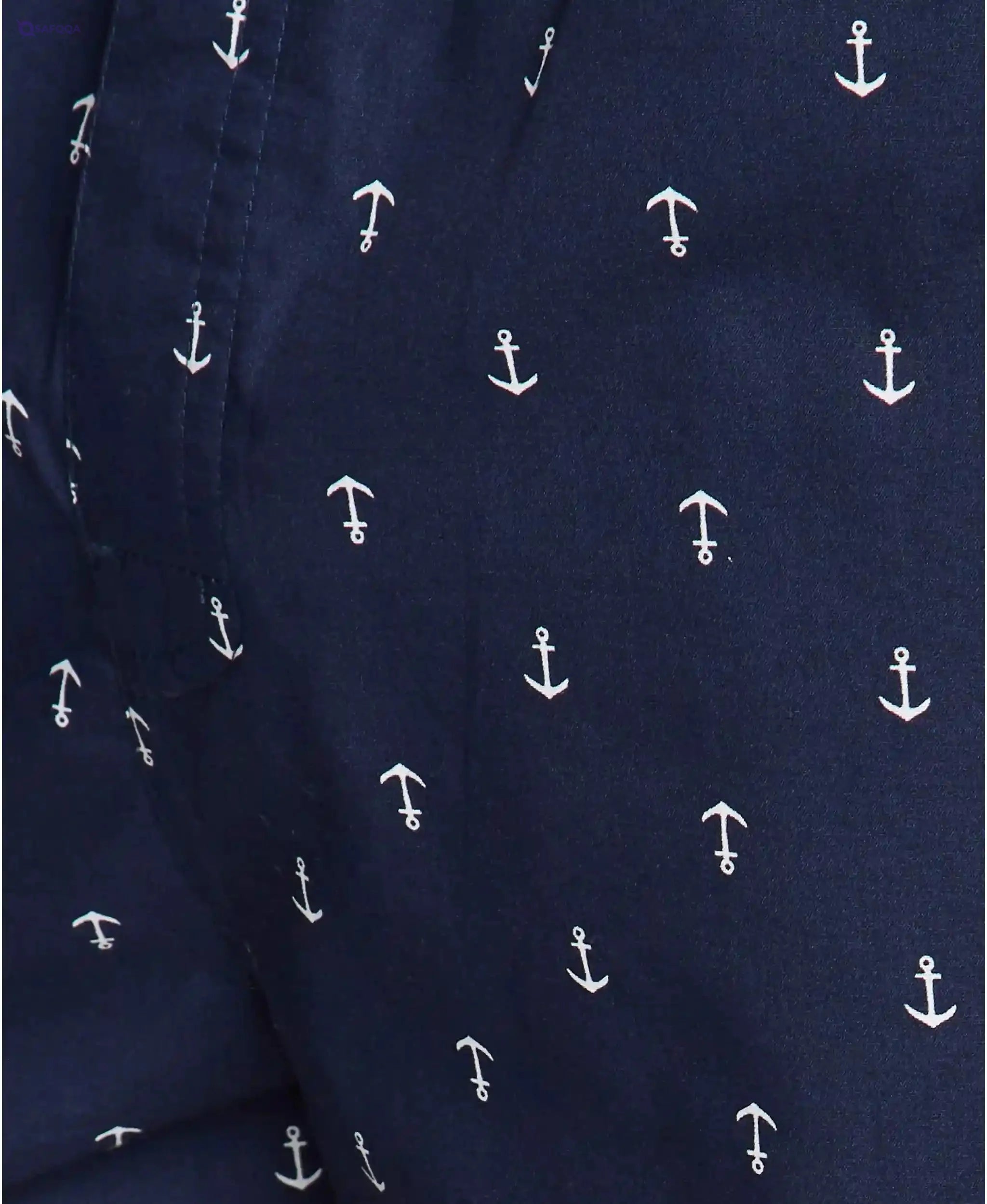 Nautica Men’s 100% Cotton Soft Woven Pajama Shorts with Elastic Waistband - Safqqa