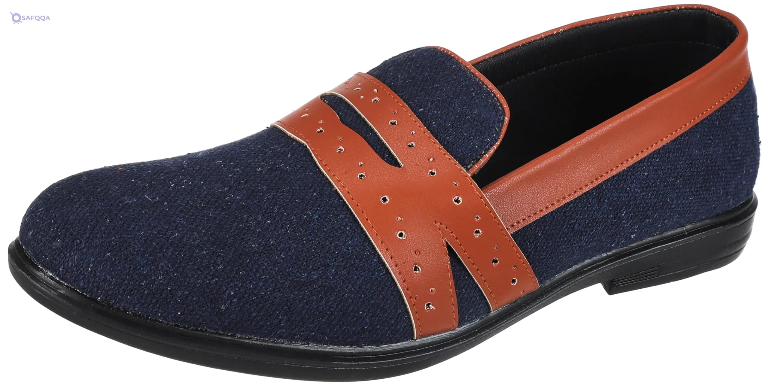 OX Loafer Faux Leather Slip-On For Men,Durable and supportive outsole. - Safqqa
