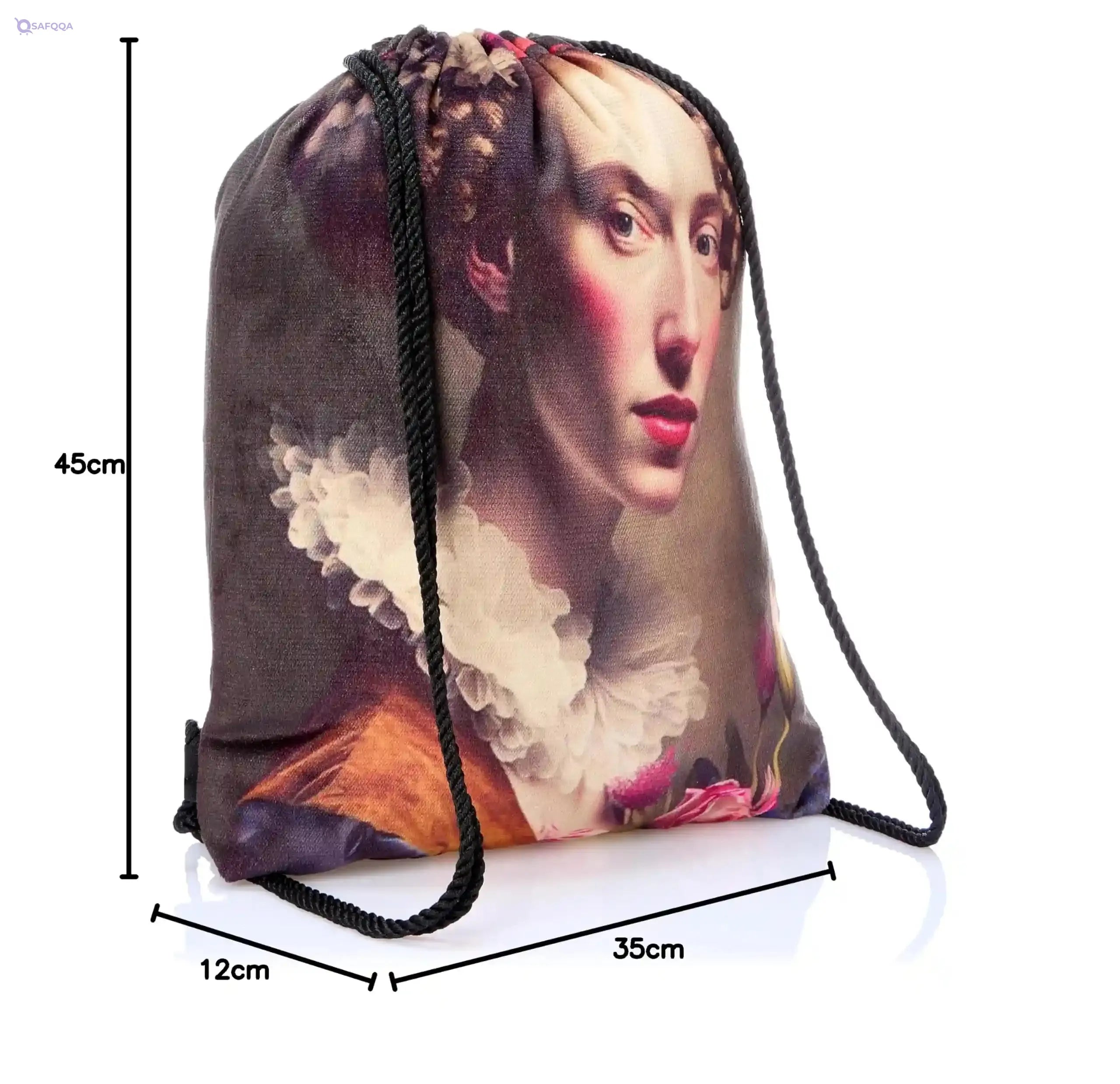 TAT women bag BAGS bags for women BACKPACK DRAWSTRING BAG - 511, MultiColor, Large - Safqqa Egypt