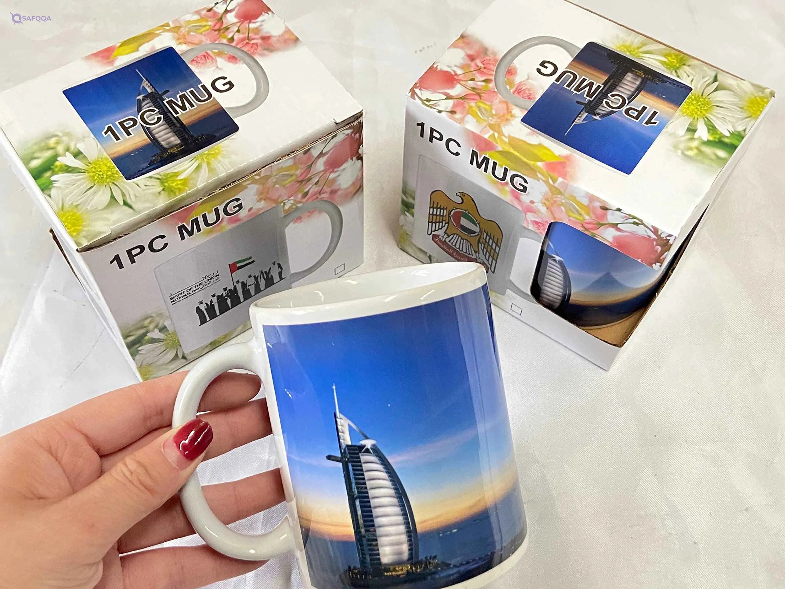 Servewell Mug 330 ml- Multi Color - Safqqa