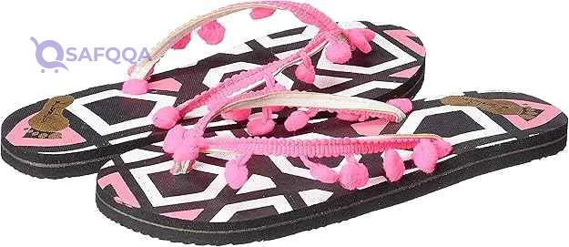 Shibshibi Women’s Rubber Flip Flop Slippers – Comfortable & Stylish Everyday Wear - Safqqa Egypt